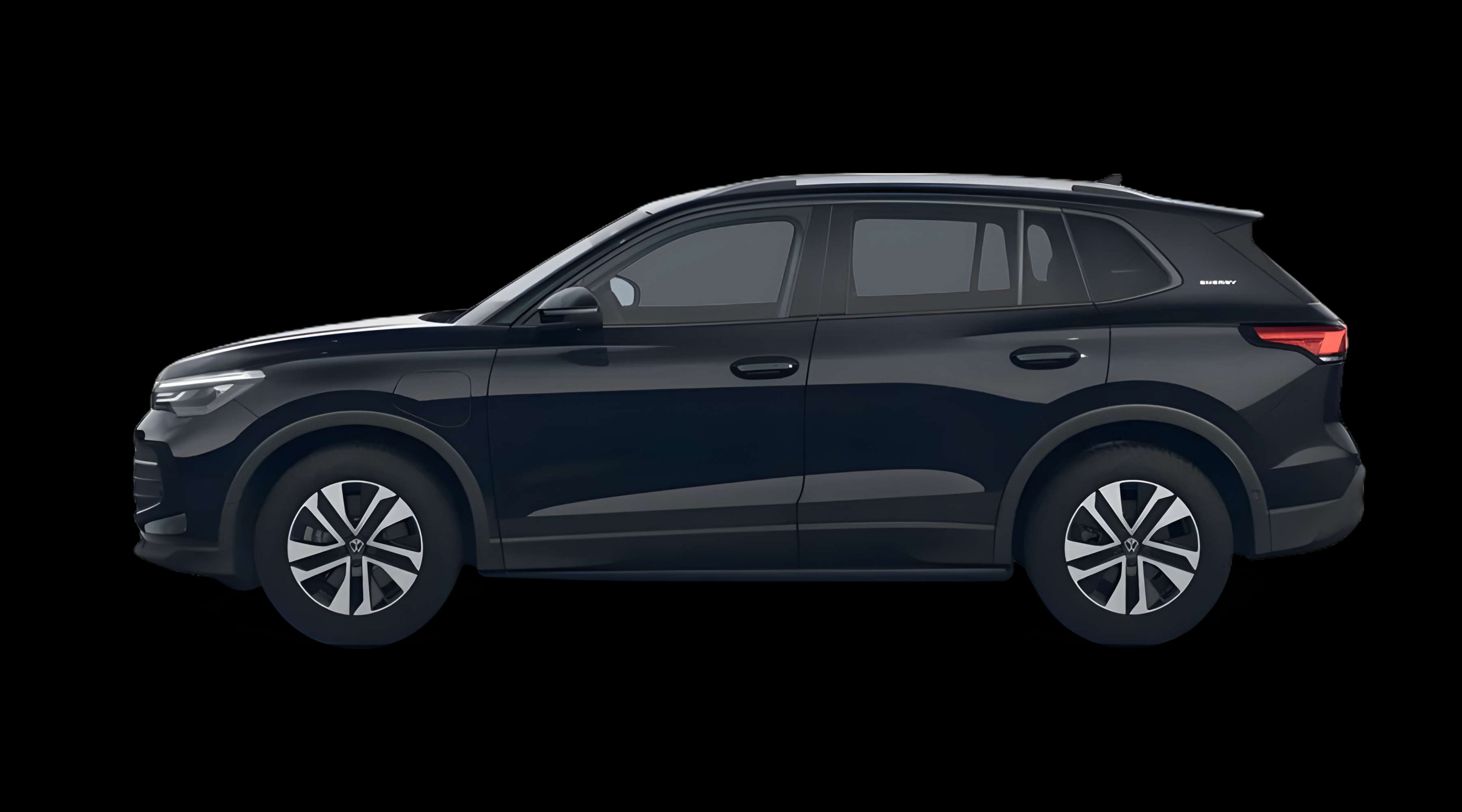 Seitenansicht eines Volkswagen Tiguan