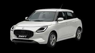 Schräge Frontansicht auf einen Suzuki Swift Comfort, freigestellt