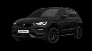 Schräge Frontansicht auf einen CUPRA Ateca VZ, freigestellt