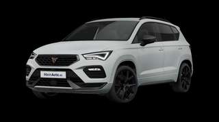 Schräge Frontansicht auf einen CUPRA Ateca VZ, freigestellt