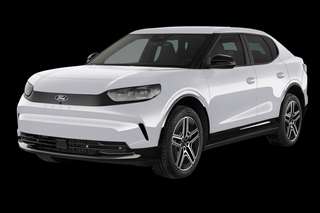 Schräge Frontansicht auf einen Ford Capri Style, freigestellt