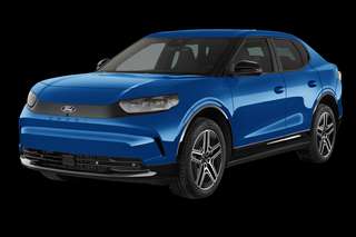 Schräge Frontansicht auf einen Ford Capri Select, freigestellt