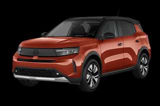 Schräge Frontansicht auf einen Opel Frontera Edition, freigestellt