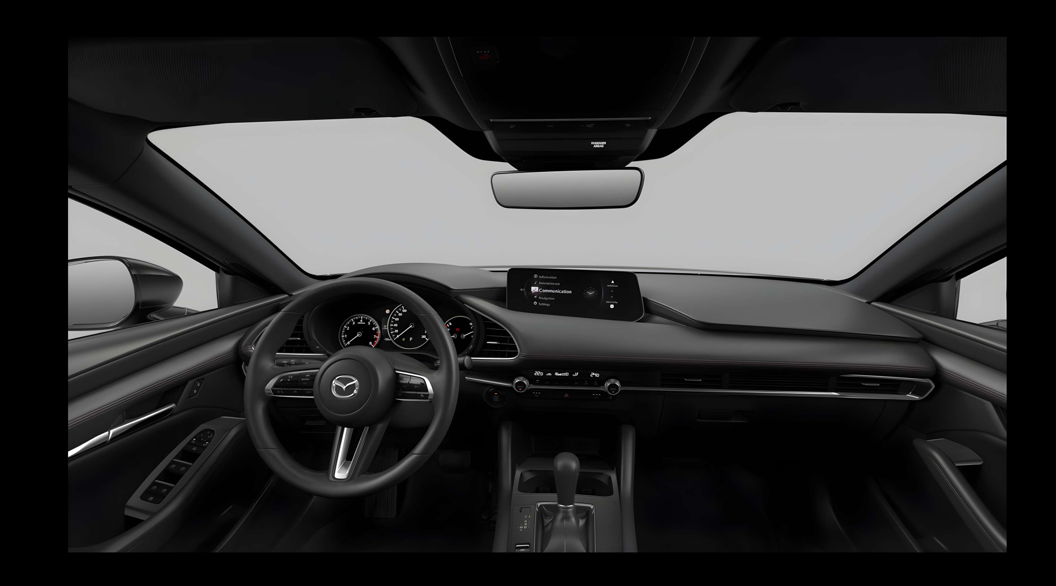 Armaturenbrett eines Mazda Mazda3