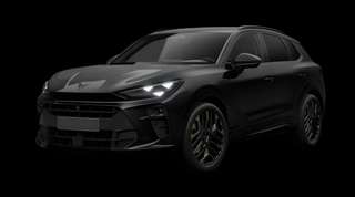 Schräge Frontansicht auf einen CUPRA Terramar Tribe Edition, freigestellt