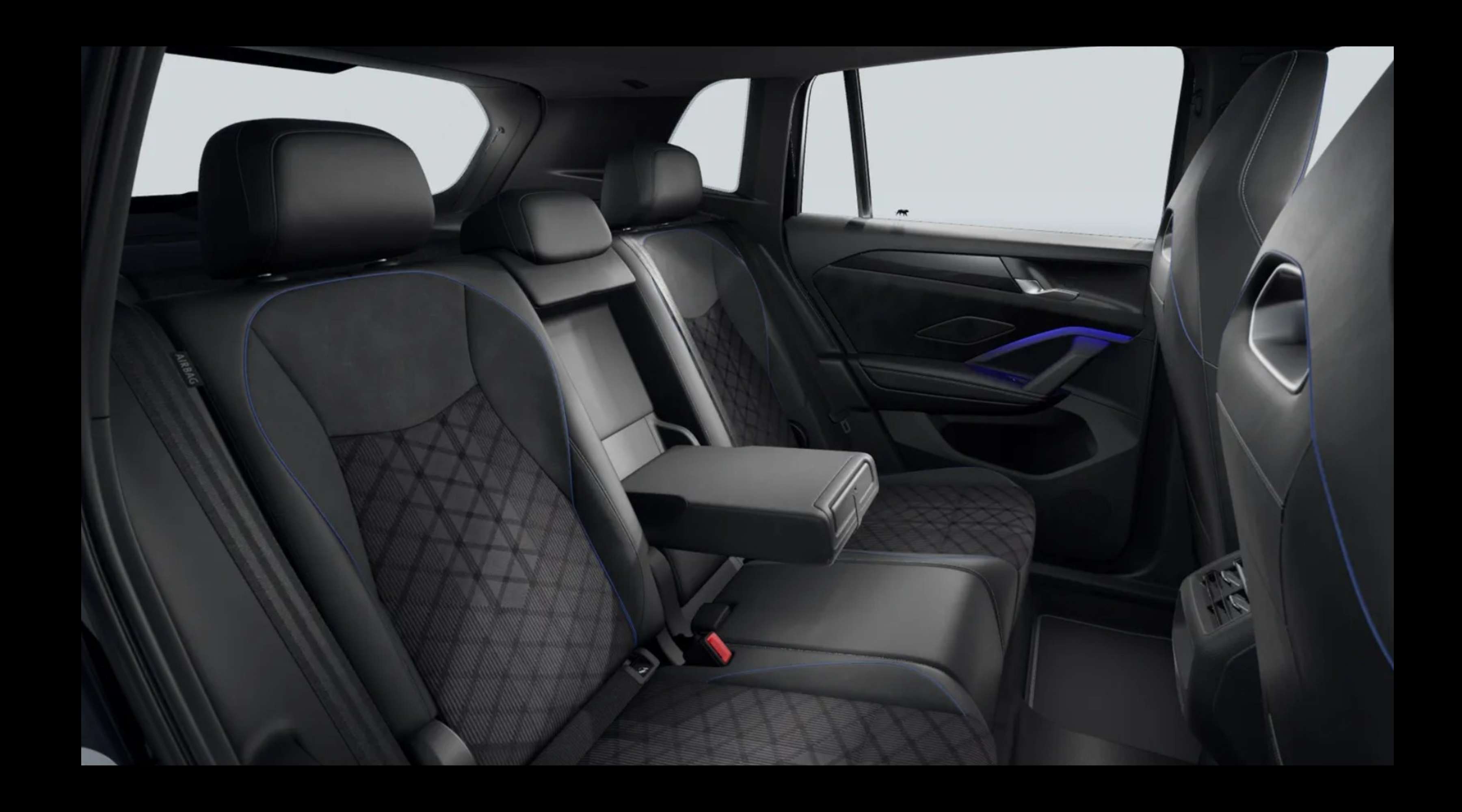 Rücksitzbank eines Volkswagen Tiguan