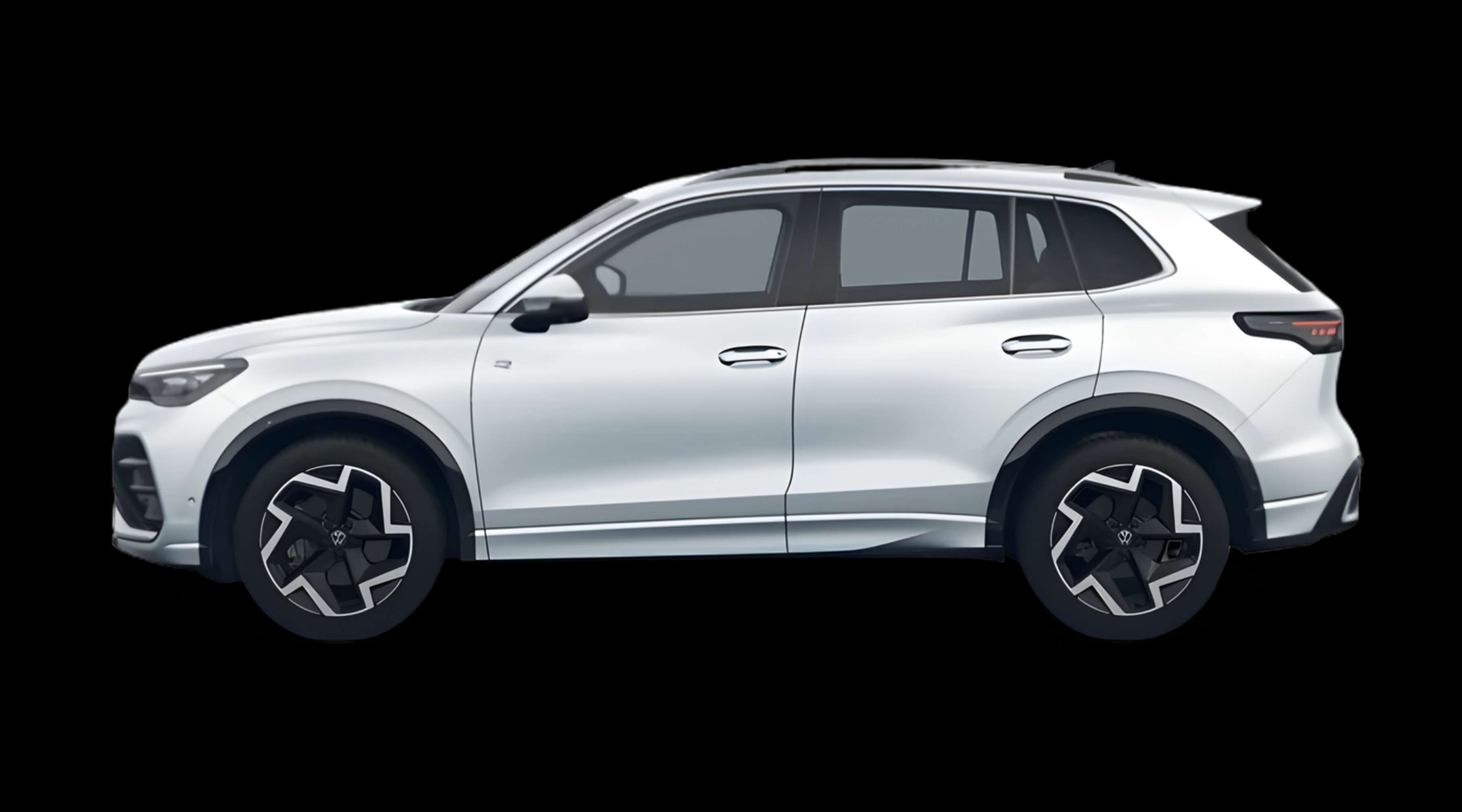 Seitenansicht eines Volkswagen Tiguan