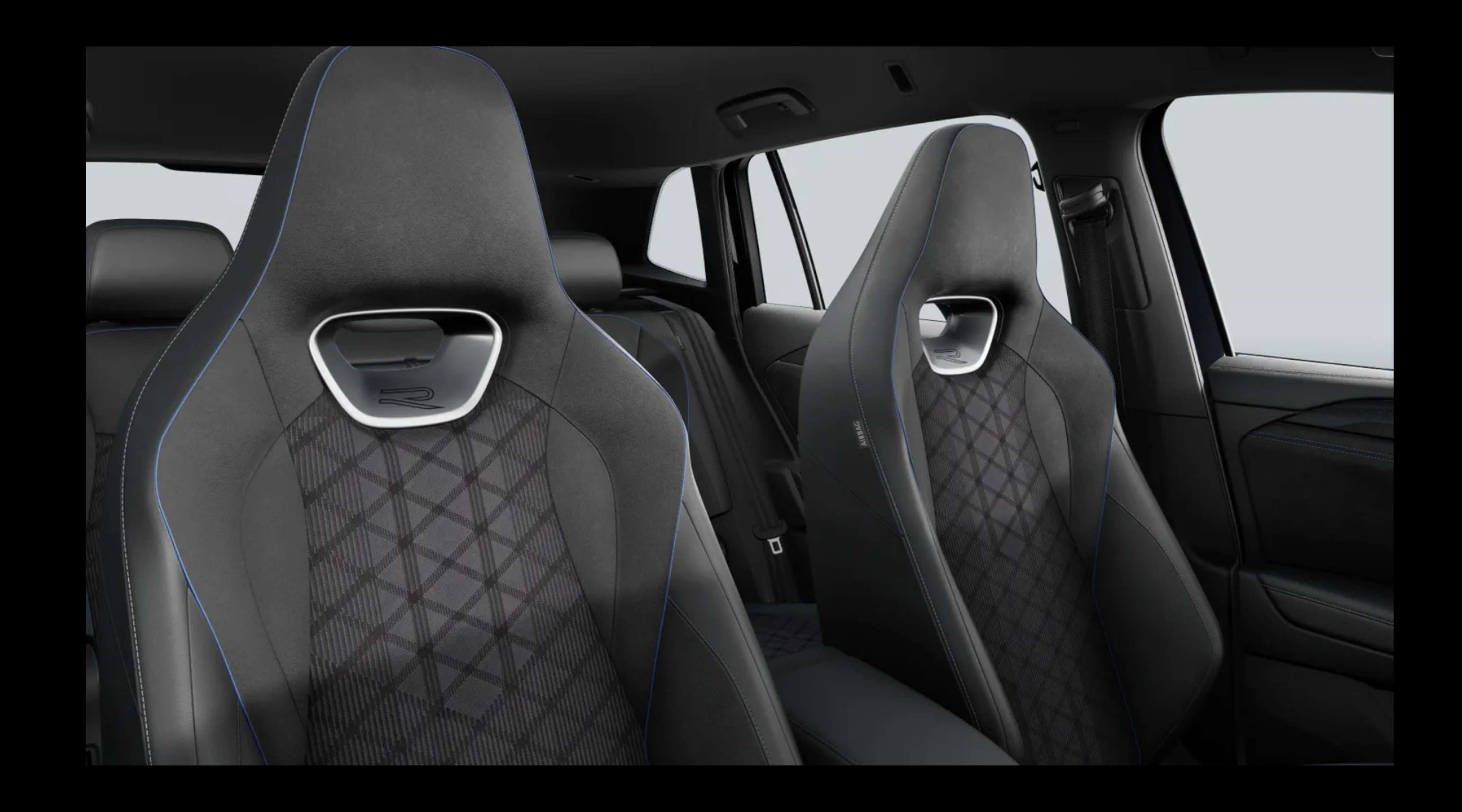 Vordersitze eines Volkswagen Tiguan