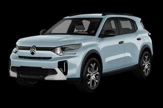 Schräge Frontansicht auf einen Citroën C3 Aircross MAX, freigestellt