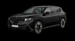 Schräge Frontansicht auf einen BMW iX3 , freigestellt