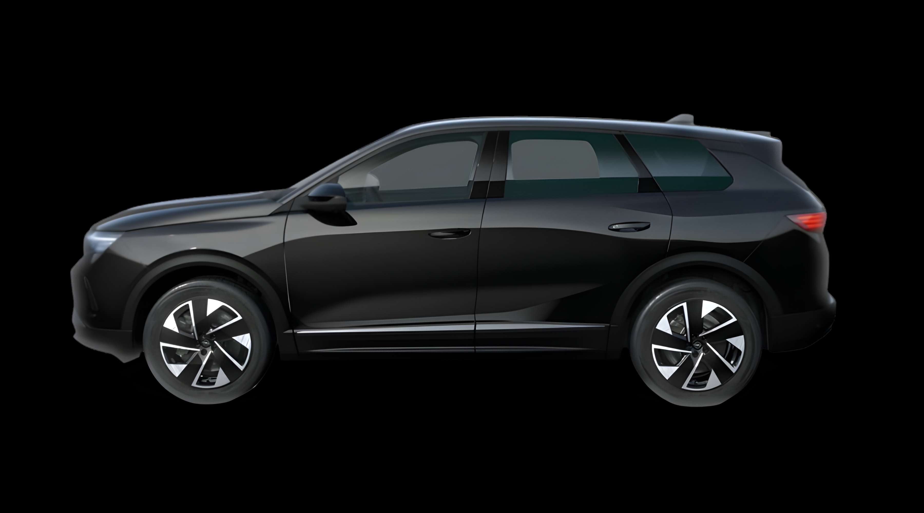 Seitenansicht eines Opel Grandland