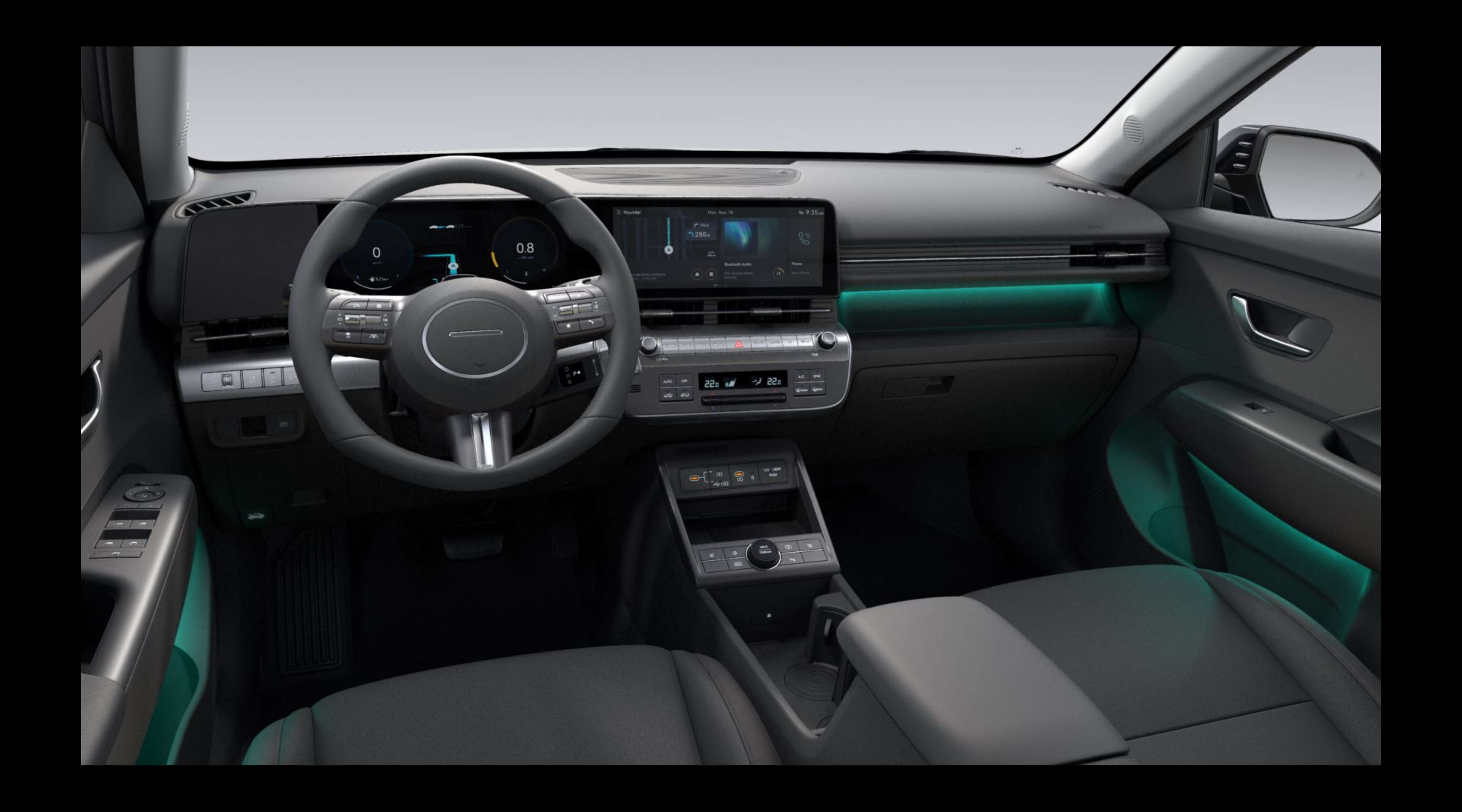 Armaturenbrett eines Hyundai Kona