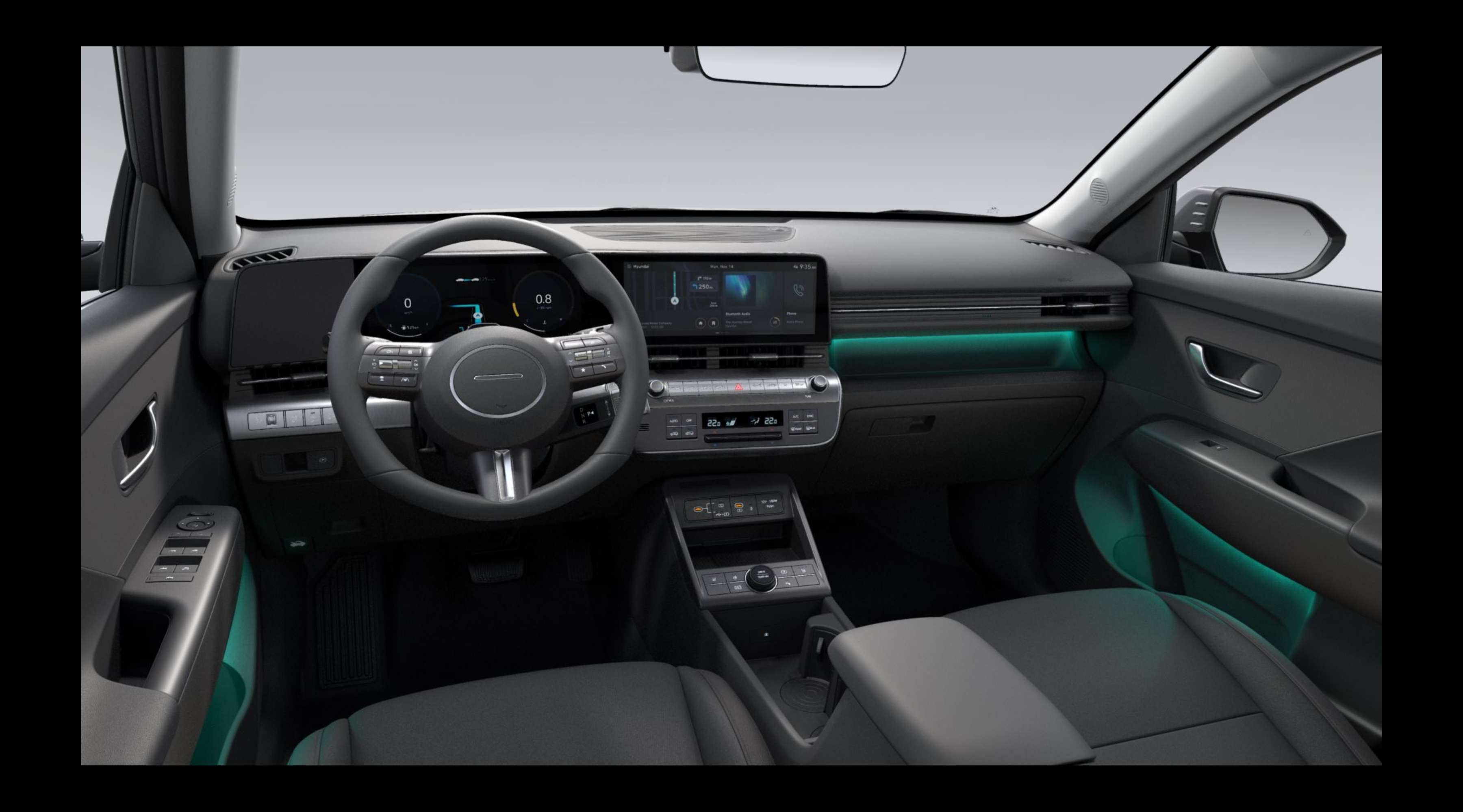 Armaturenbrett eines Hyundai Kona