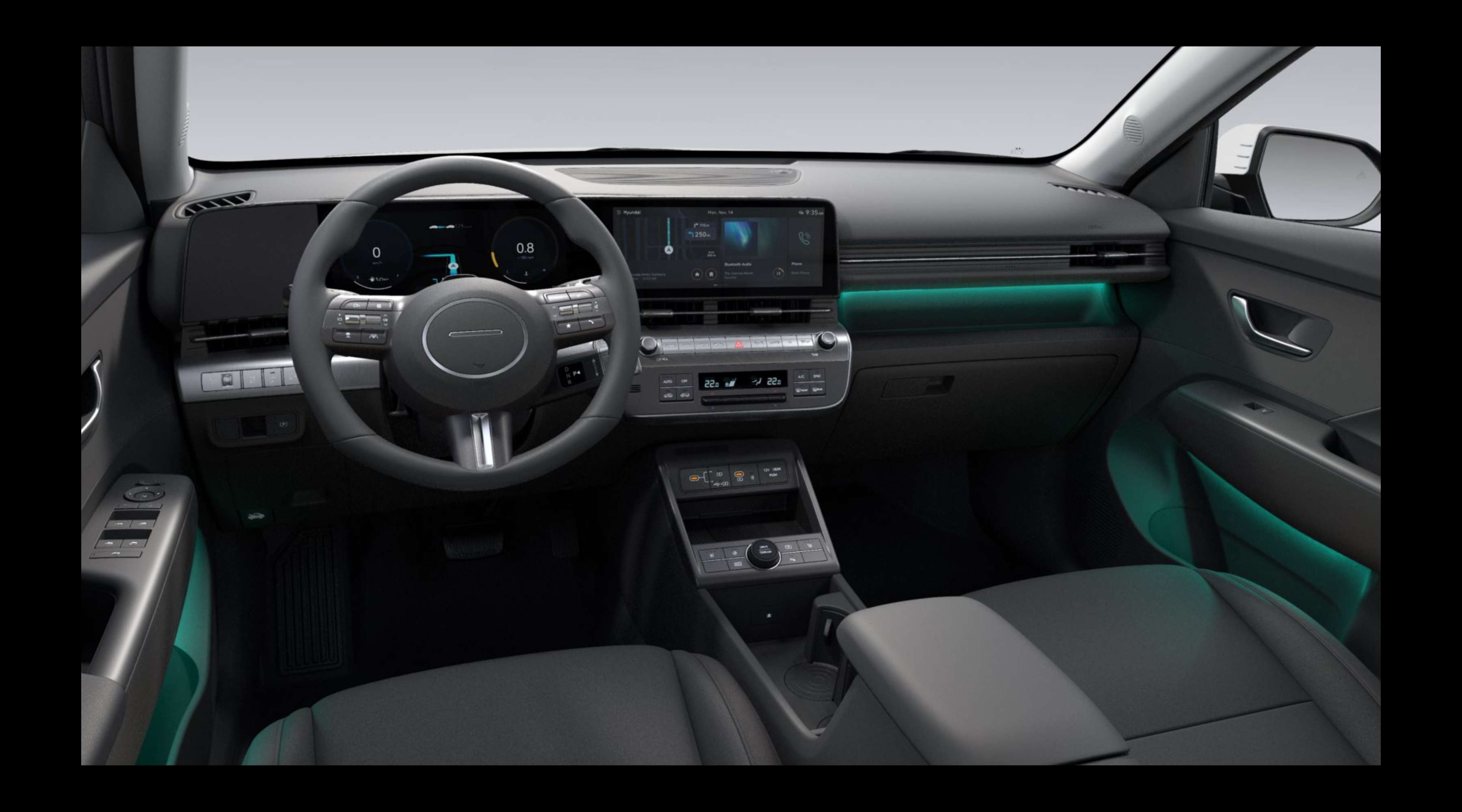 Armaturenbrett eines Hyundai Kona