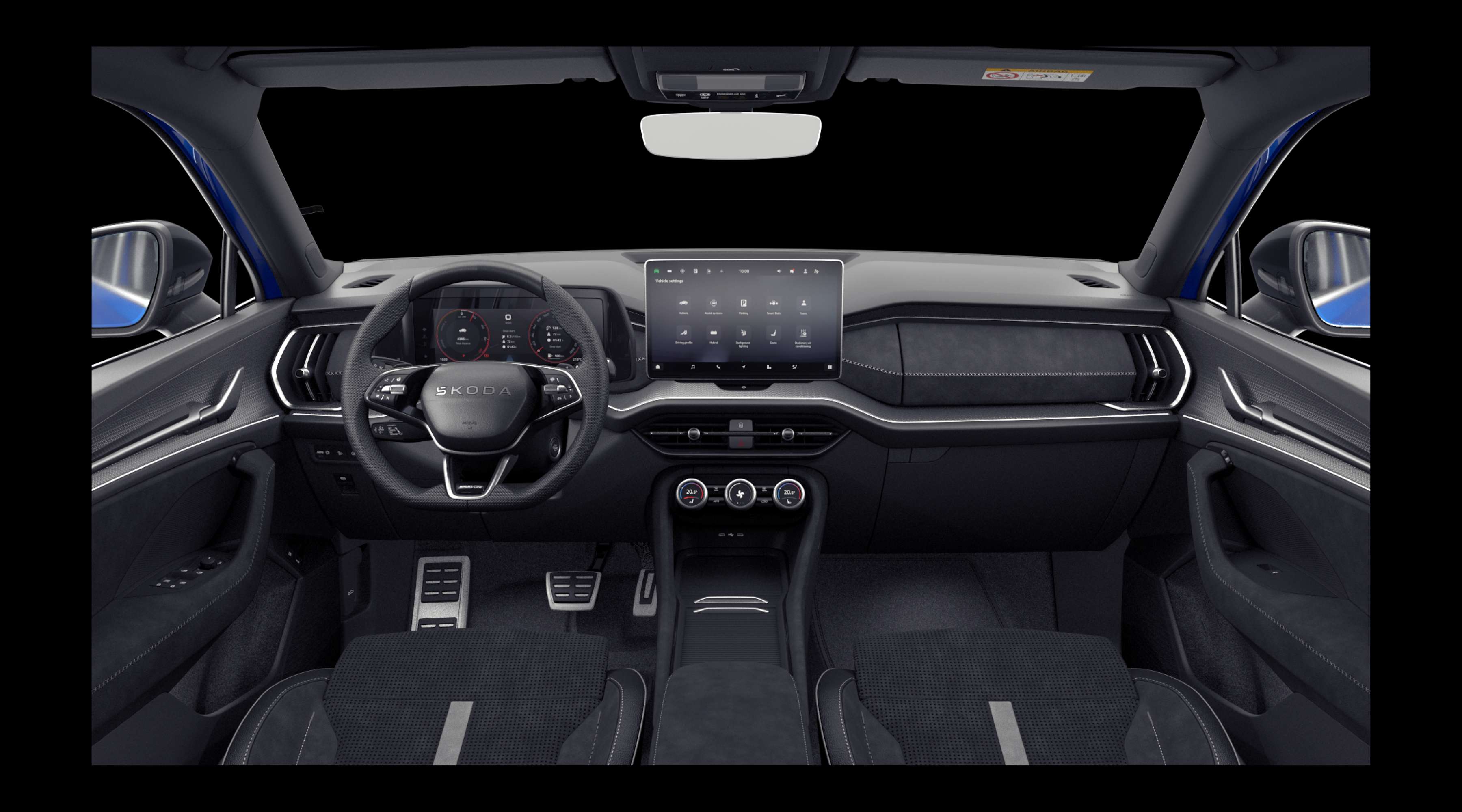 Armaturenbrett eines Skoda Kodiaq