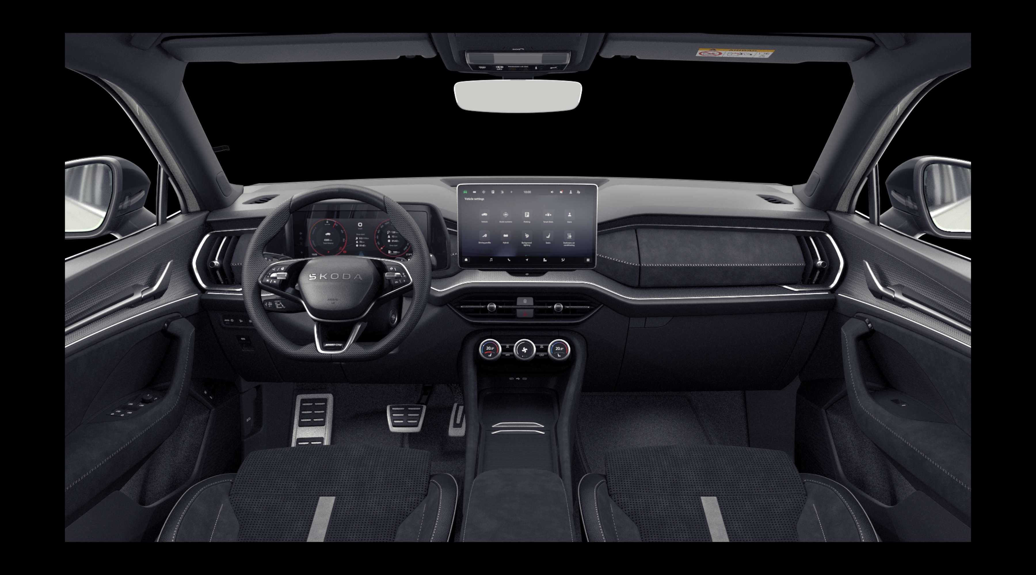 Armaturenbrett eines Skoda Kodiaq
