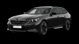 Schräge Frontansicht auf einen BMW 5er-Reihe M5, freigestellt