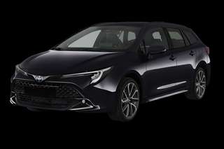 Schräge Frontansicht auf einen Toyota Corolla Teamplayer, freigestellt