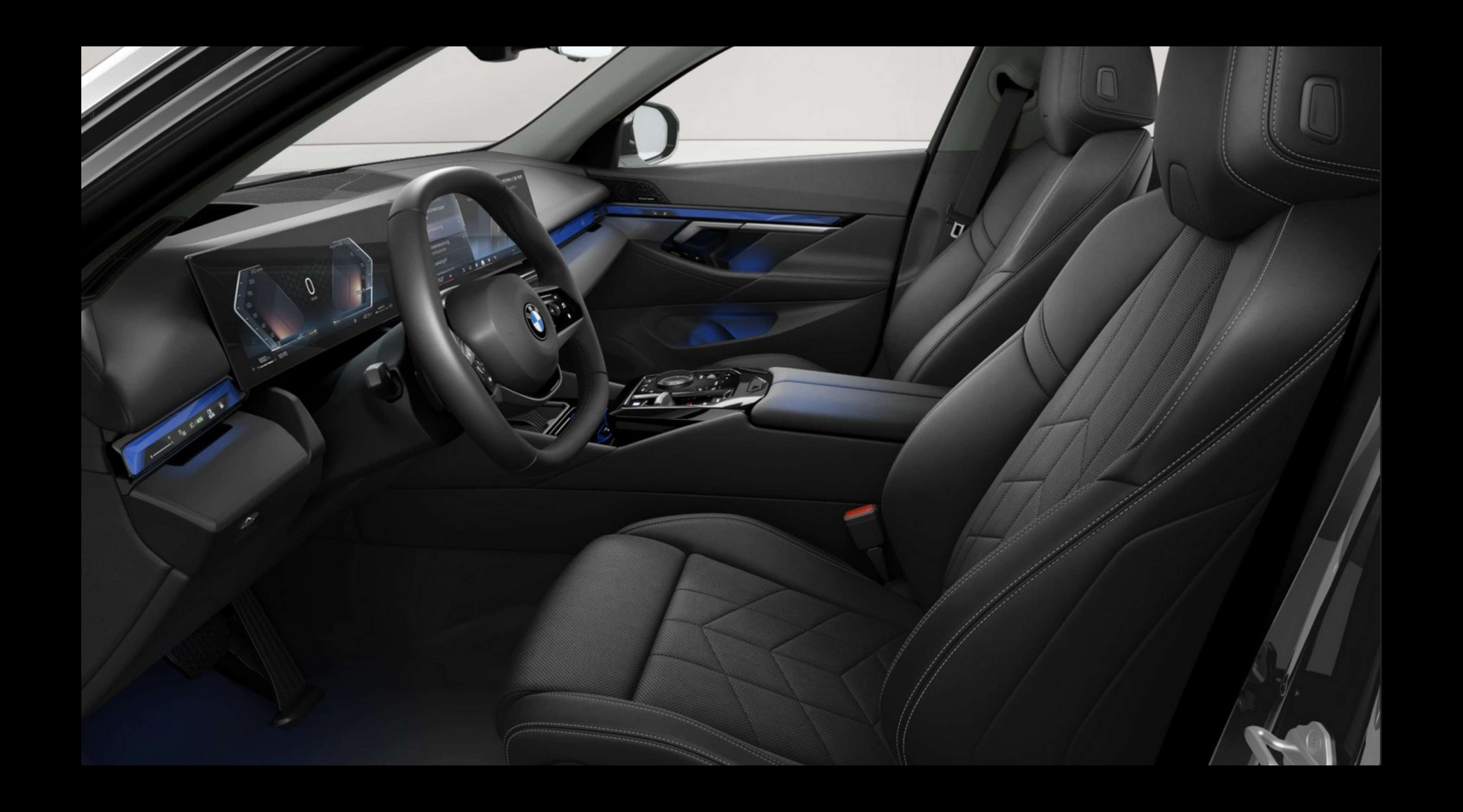 Vordersitze eines BMW 5er-Reihe