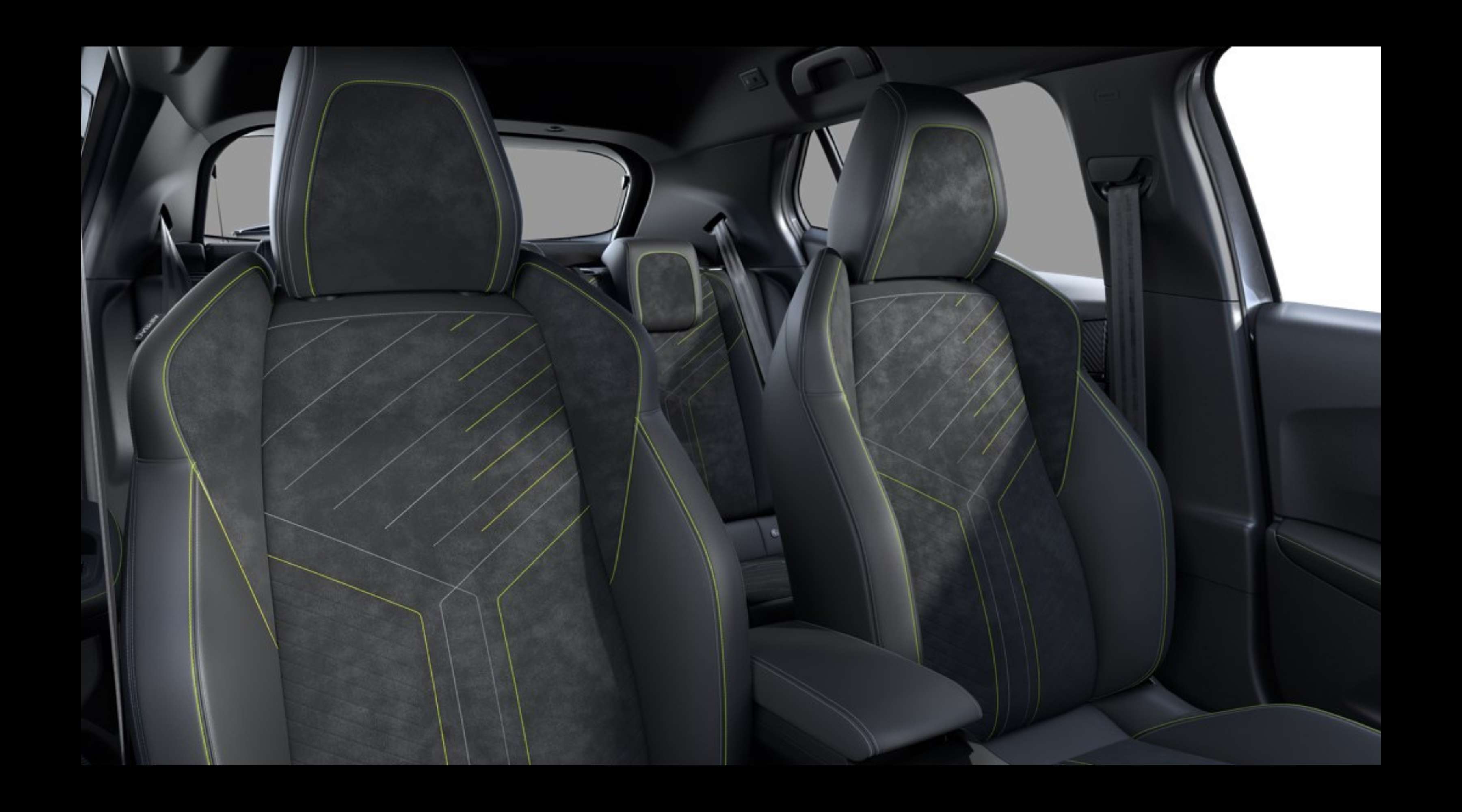 Vordersitze eines Peugeot 2008