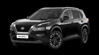 Schräge Frontansicht auf einen Nissan X-TRAIL N-CONNECTA, freigestellt