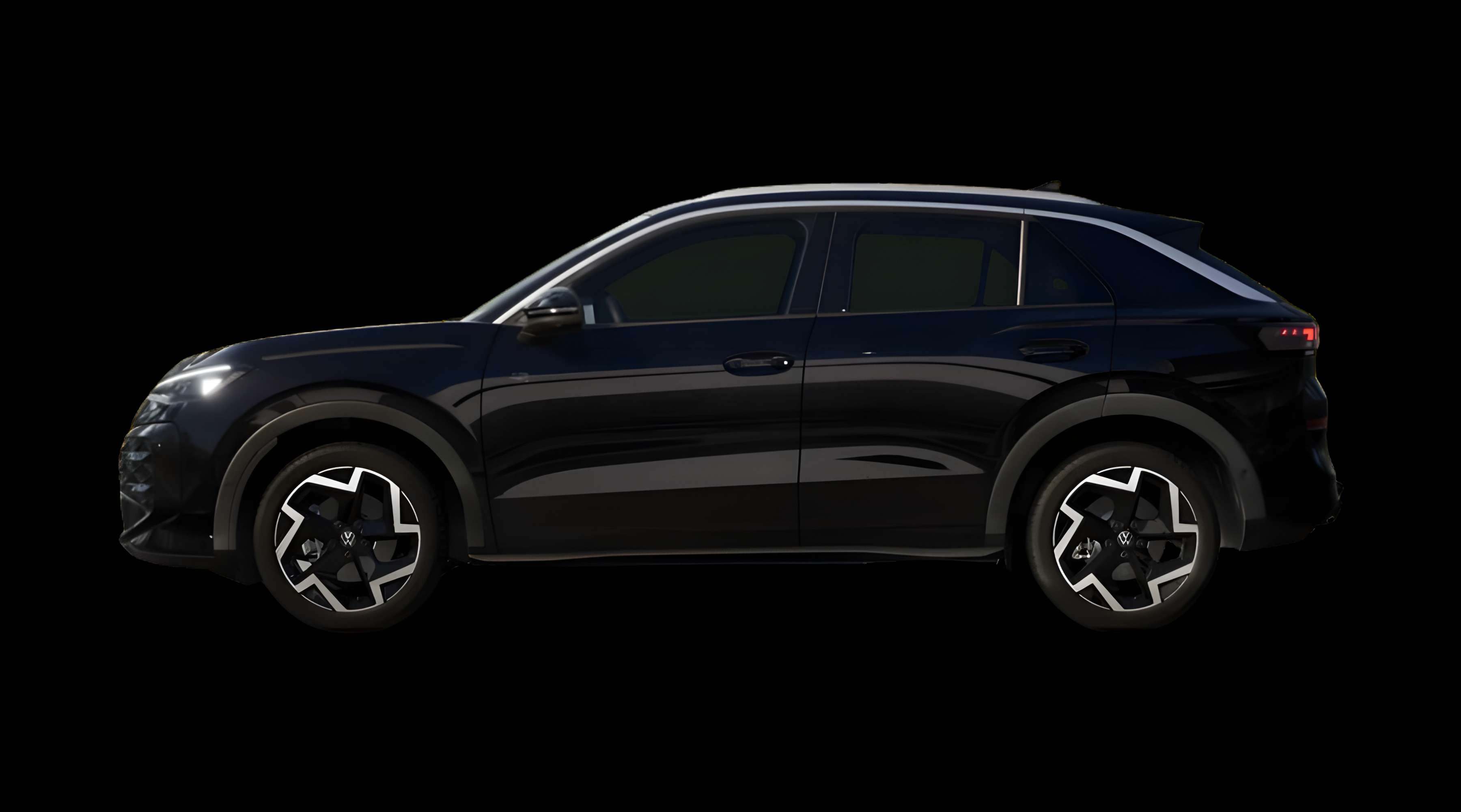 Seitenansicht eines Volkswagen T-Roc