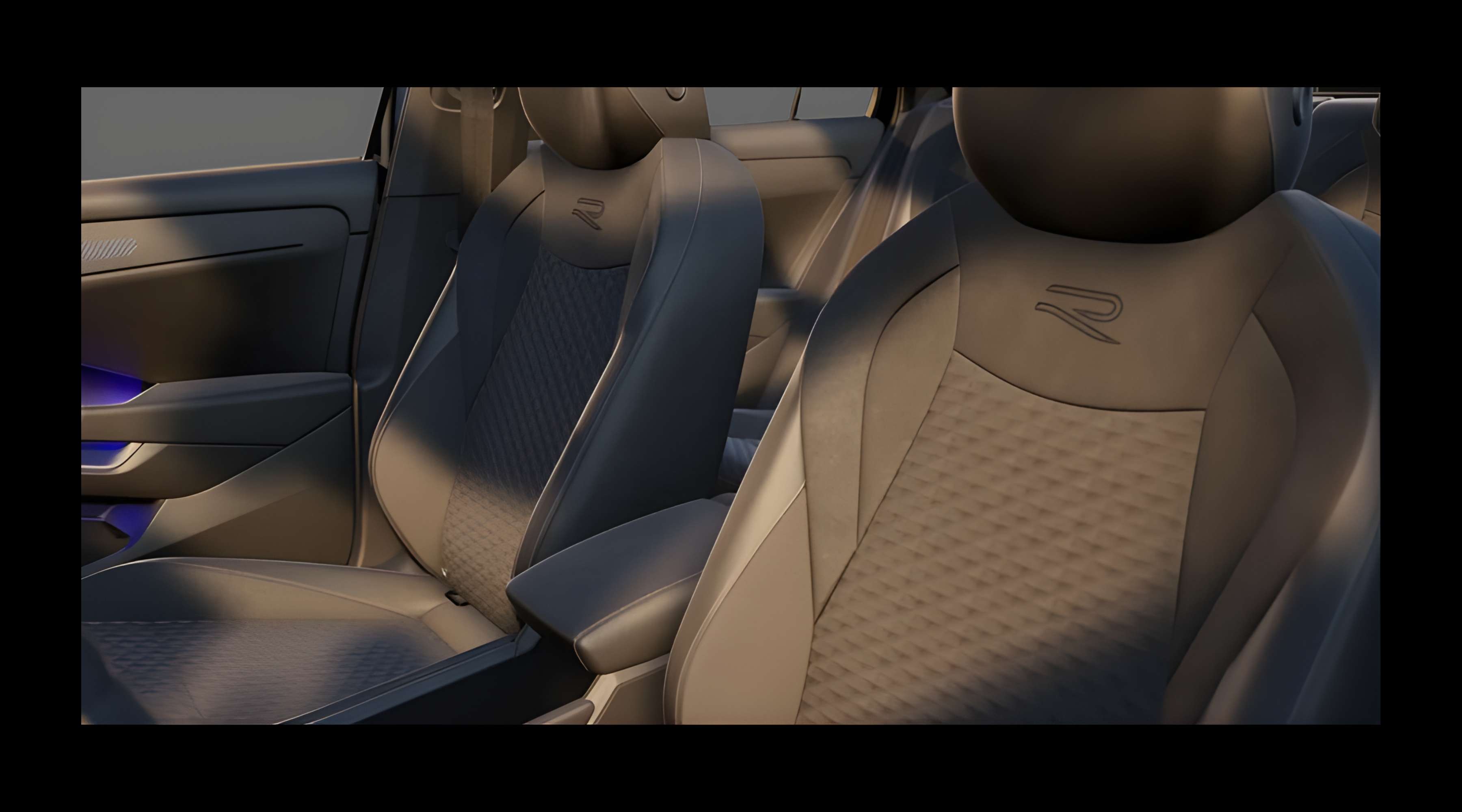 Vordersitze eines Volkswagen T-Roc