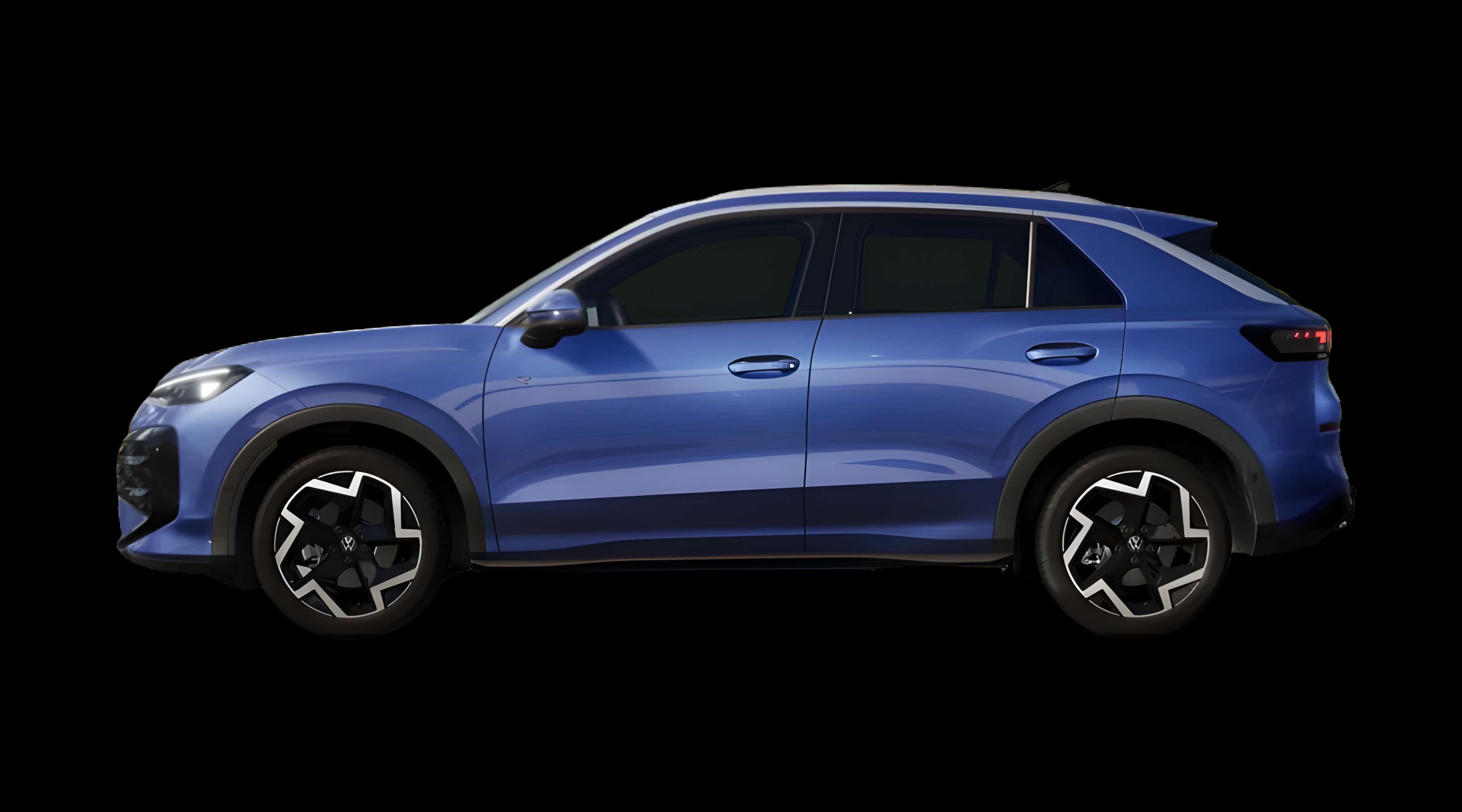 Seitenansicht eines Volkswagen T-Roc
