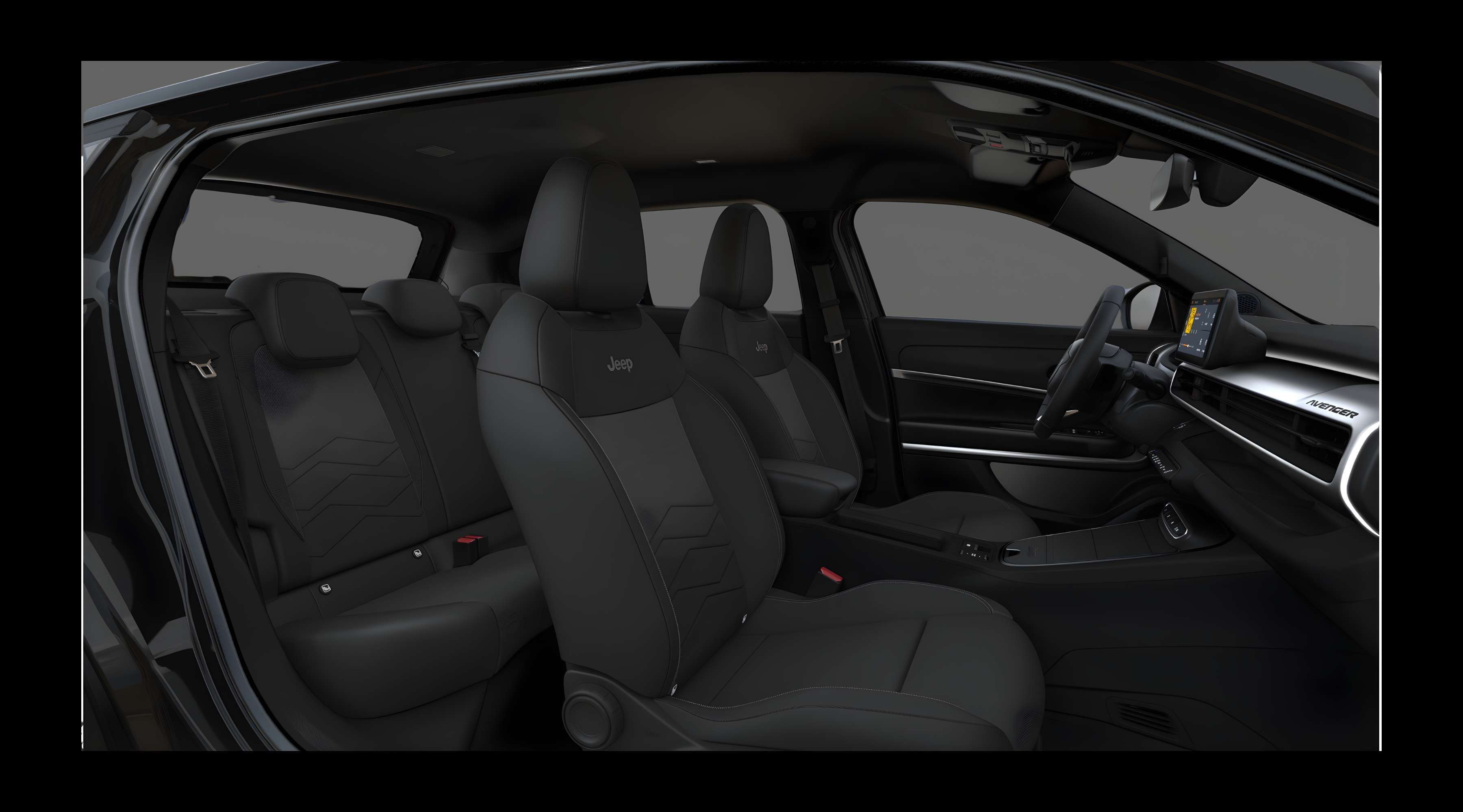 Vordersitze eines Jeep Avenger