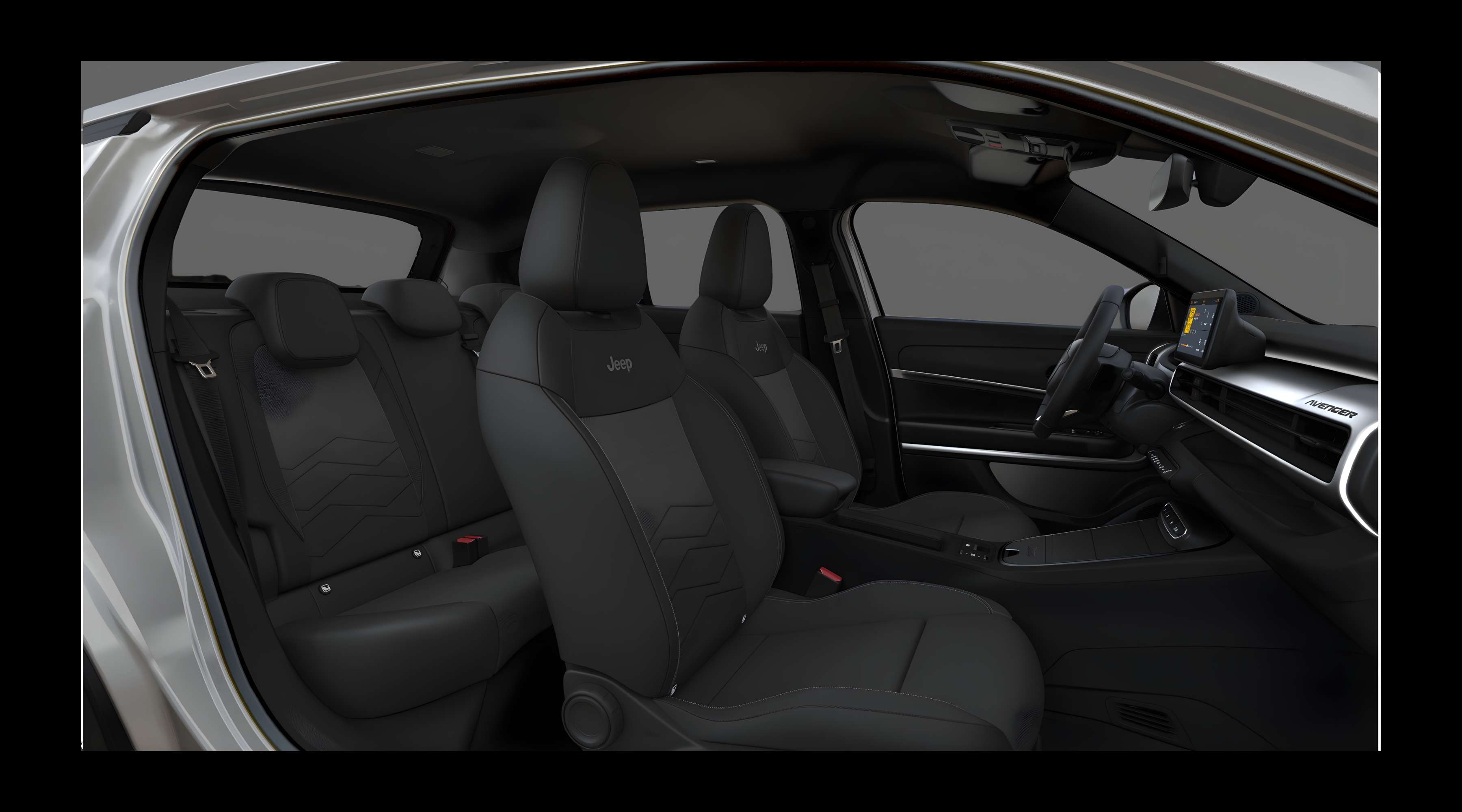 Vordersitze eines Jeep Avenger