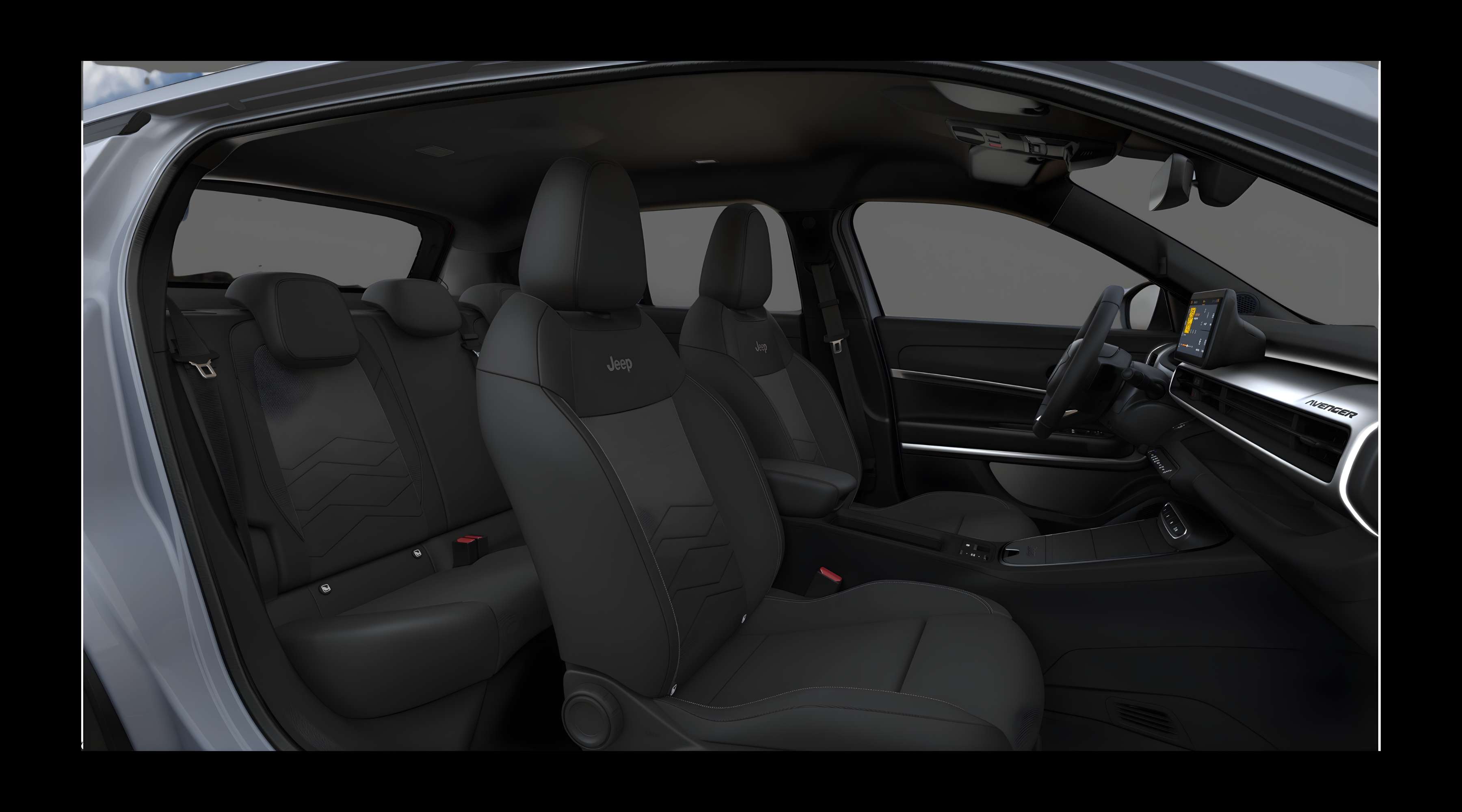 Vordersitze eines Jeep Avenger