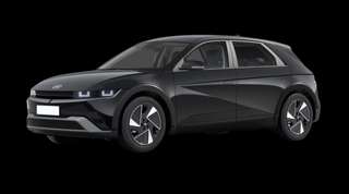 Schräge Frontansicht auf einen Hyundai IONIQ 5 , freigestellt