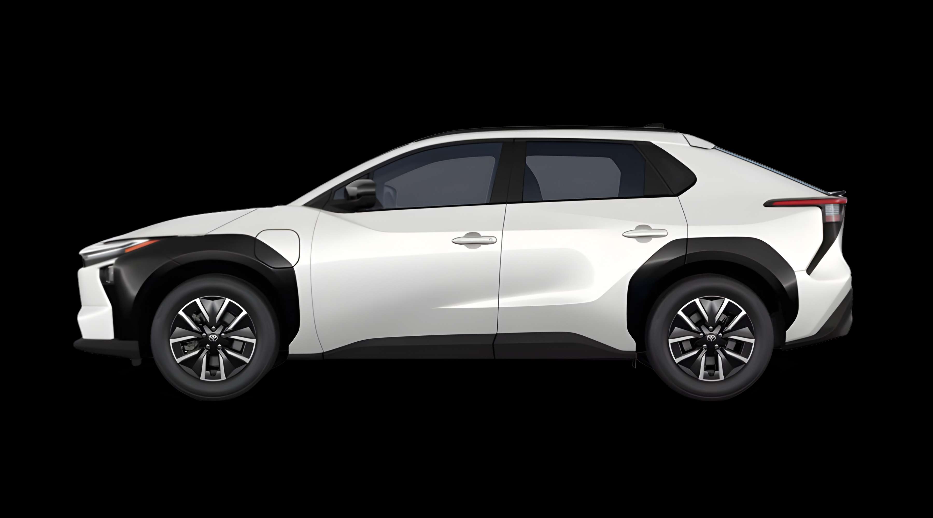 Seitenansicht eines Toyota bZ4X