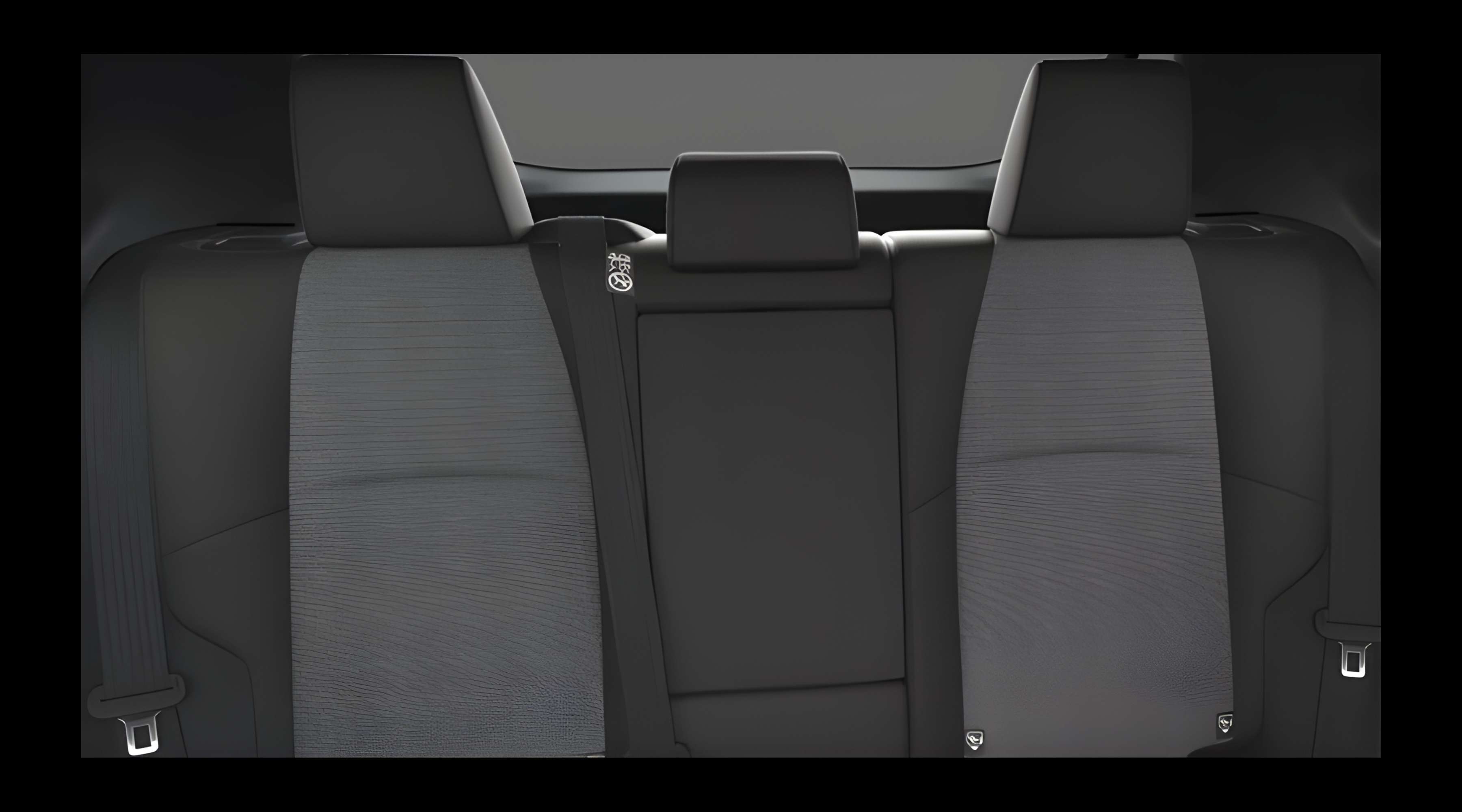 Rücksitzbank eines Toyota bZ4X