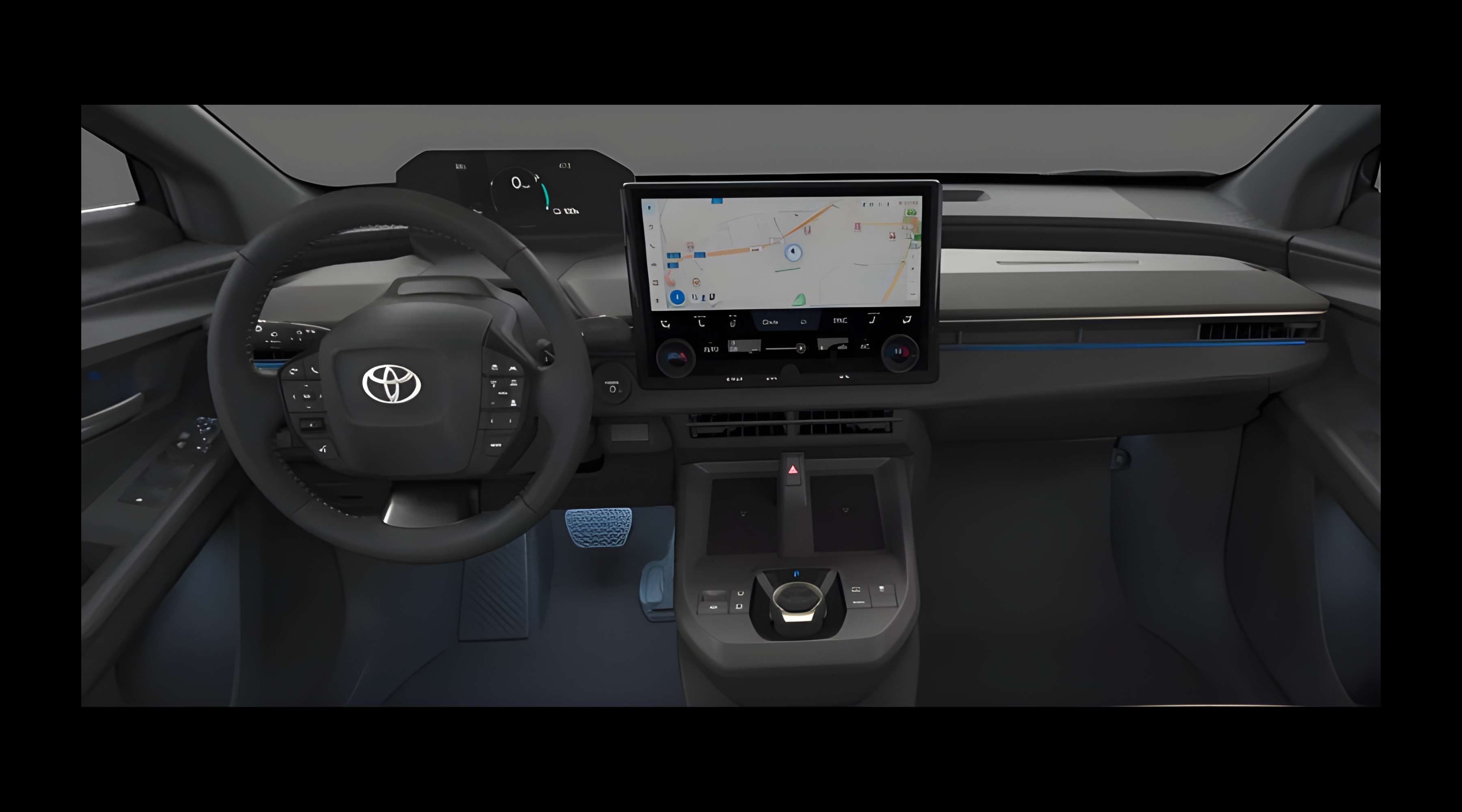 Armaturenbrett eines Toyota bZ4X