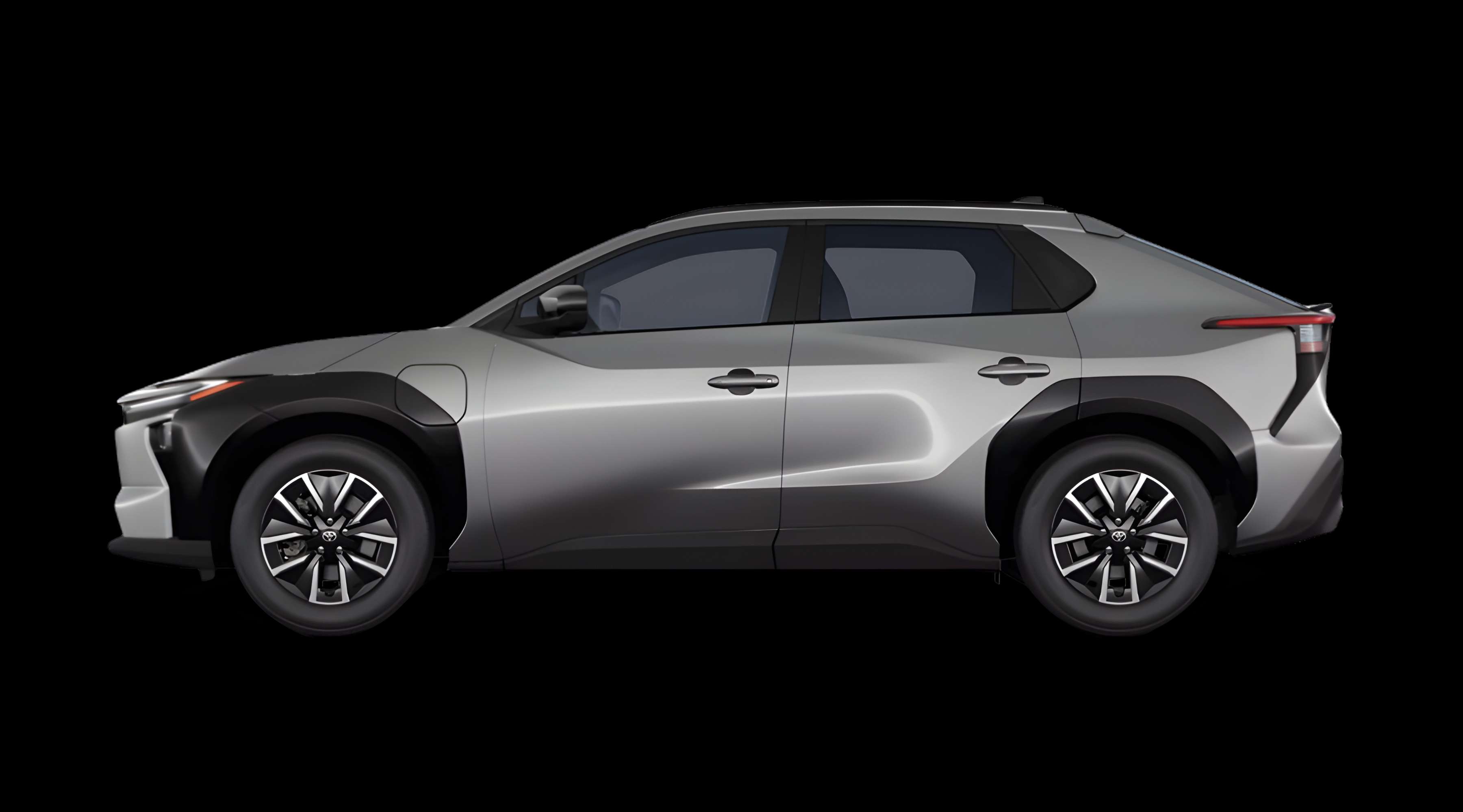 Seitenansicht eines Toyota bZ4X
