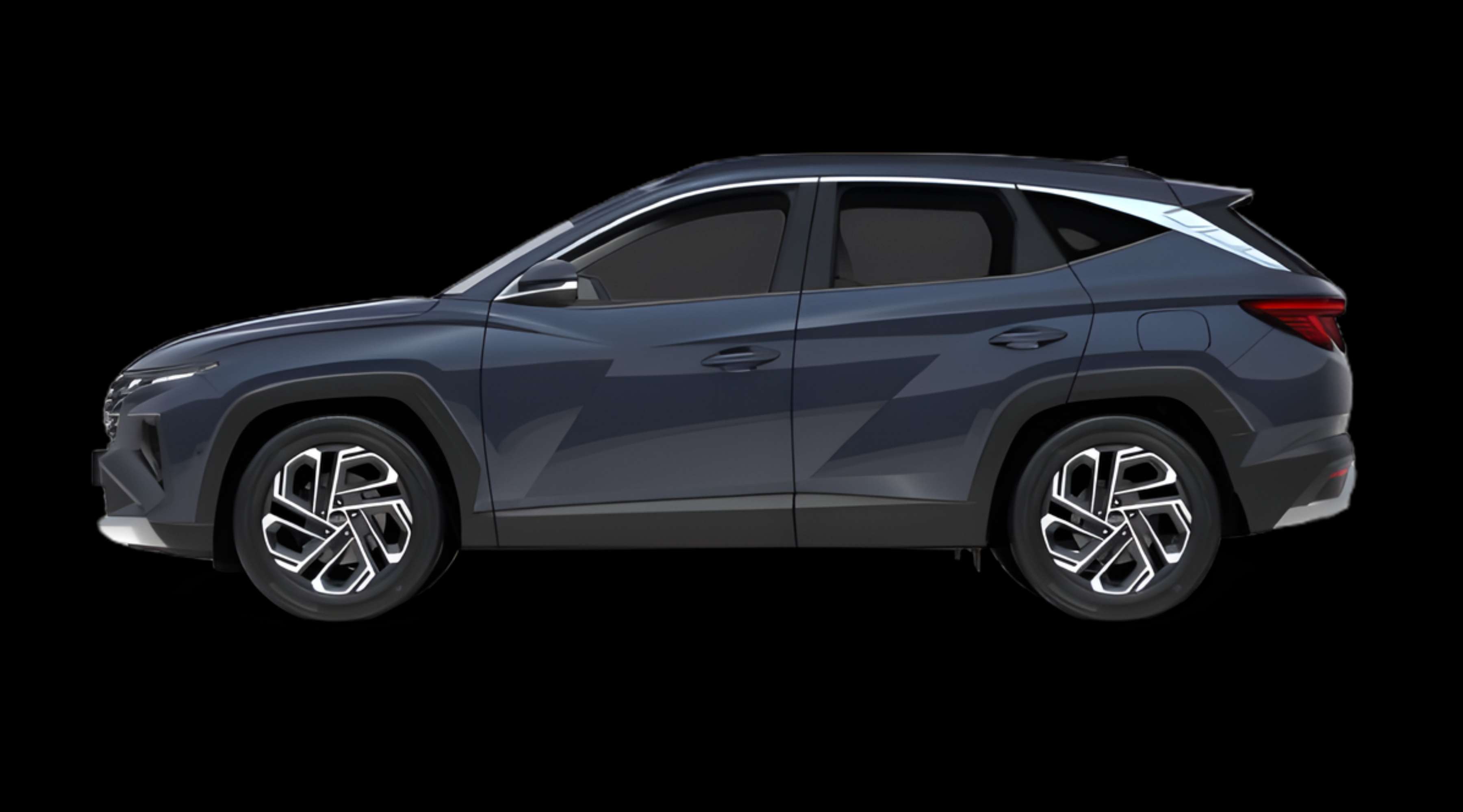 Seitenansicht eines Hyundai Tucson