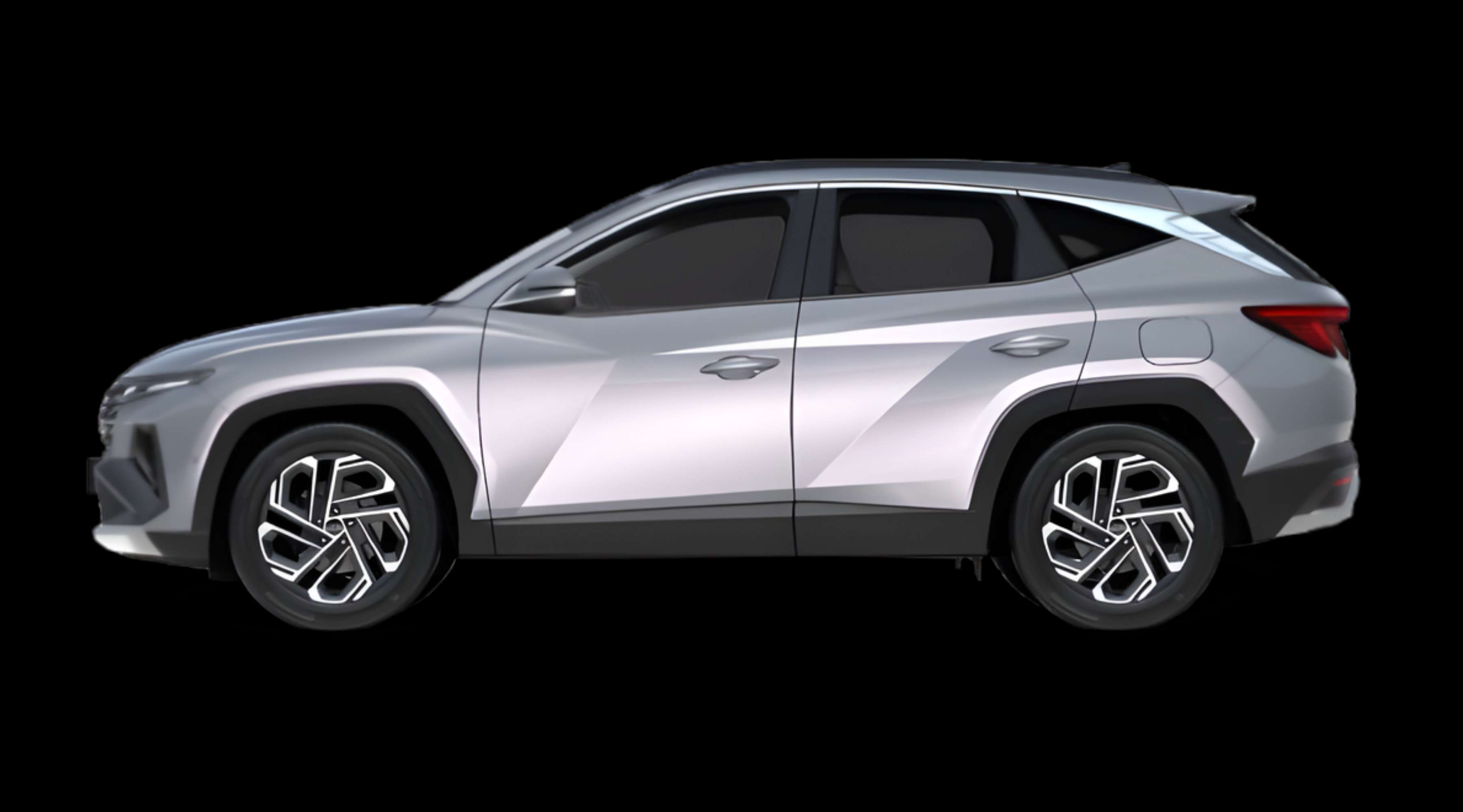 Seitenansicht eines Hyundai Tucson