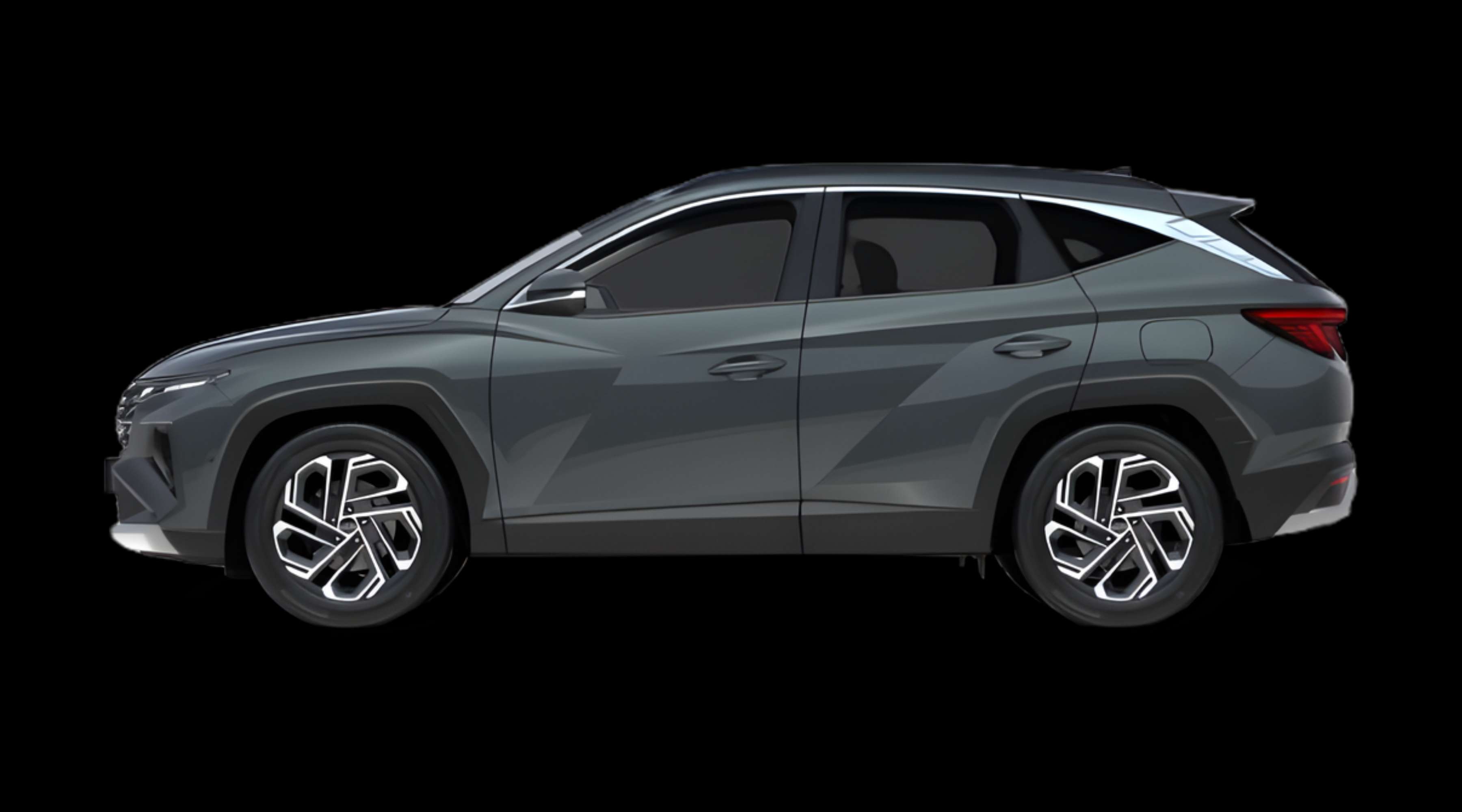 Seitenansicht eines Hyundai Tucson