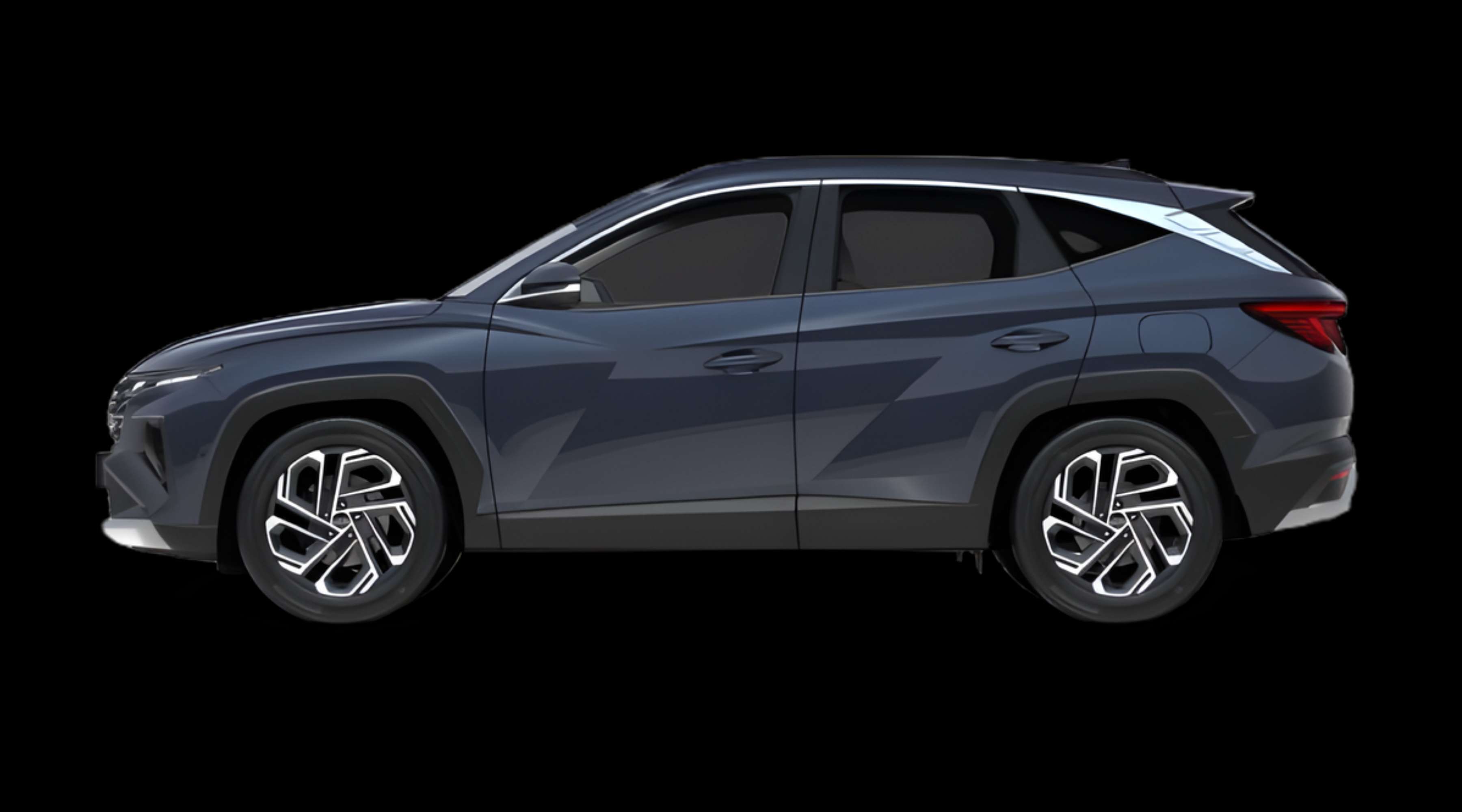 Seitenansicht eines Hyundai Tucson