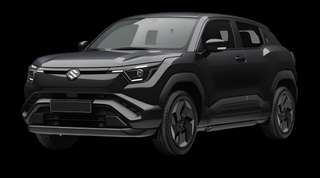 Schräge Frontansicht auf einen Suzuki e Vitara Comfort, freigestellt