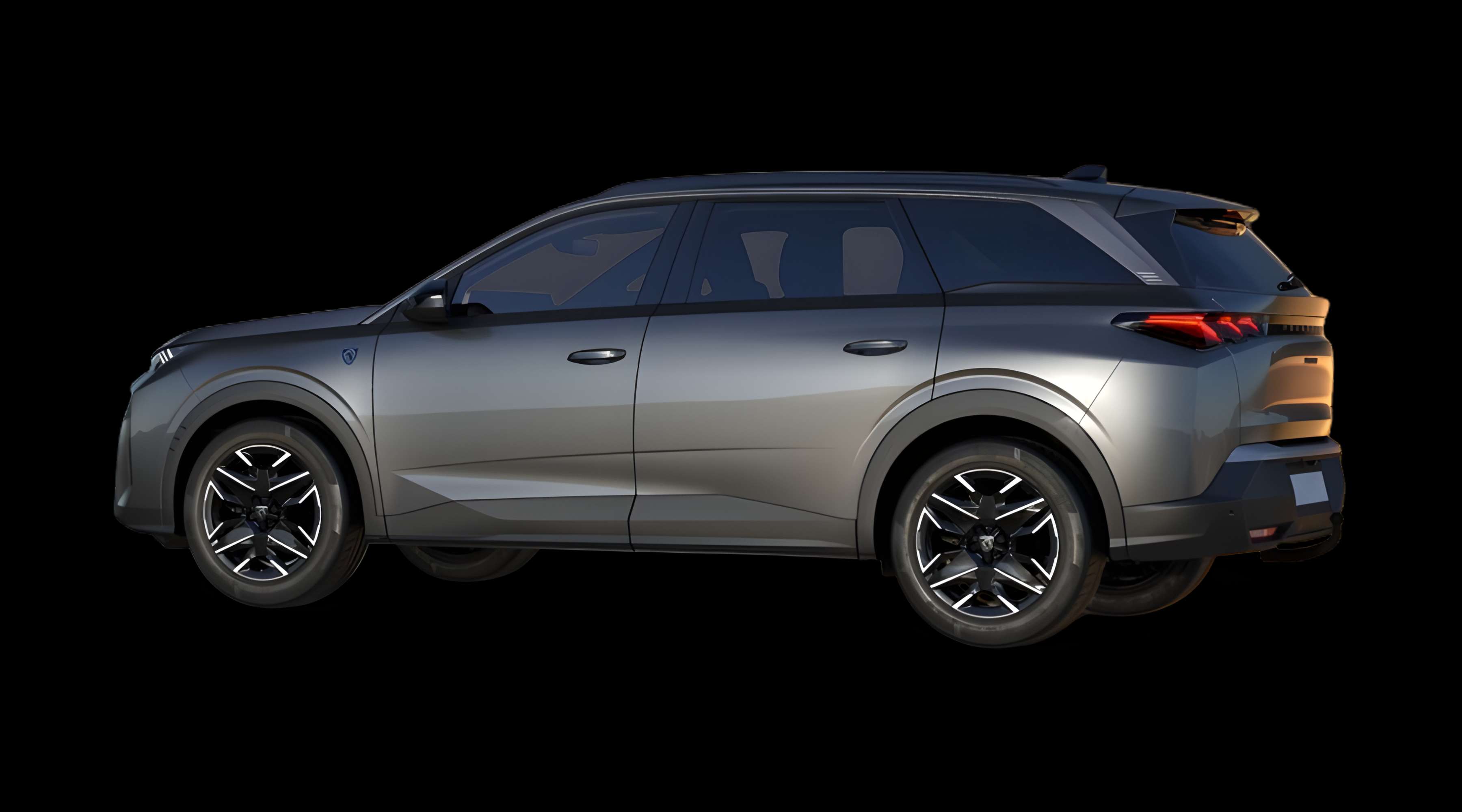 Seitenansicht eines Peugeot 5008