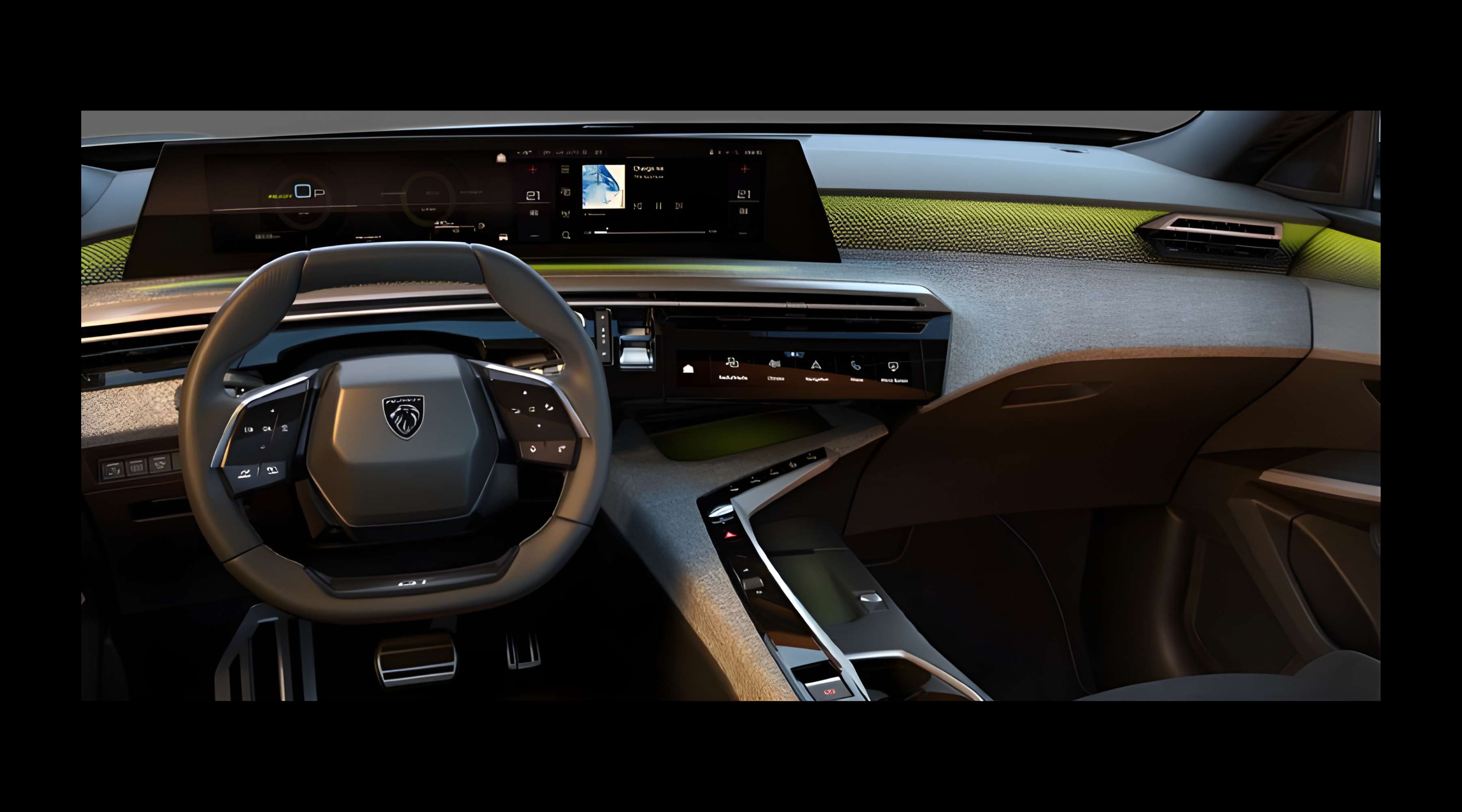 Armaturenbrett eines Peugeot 5008