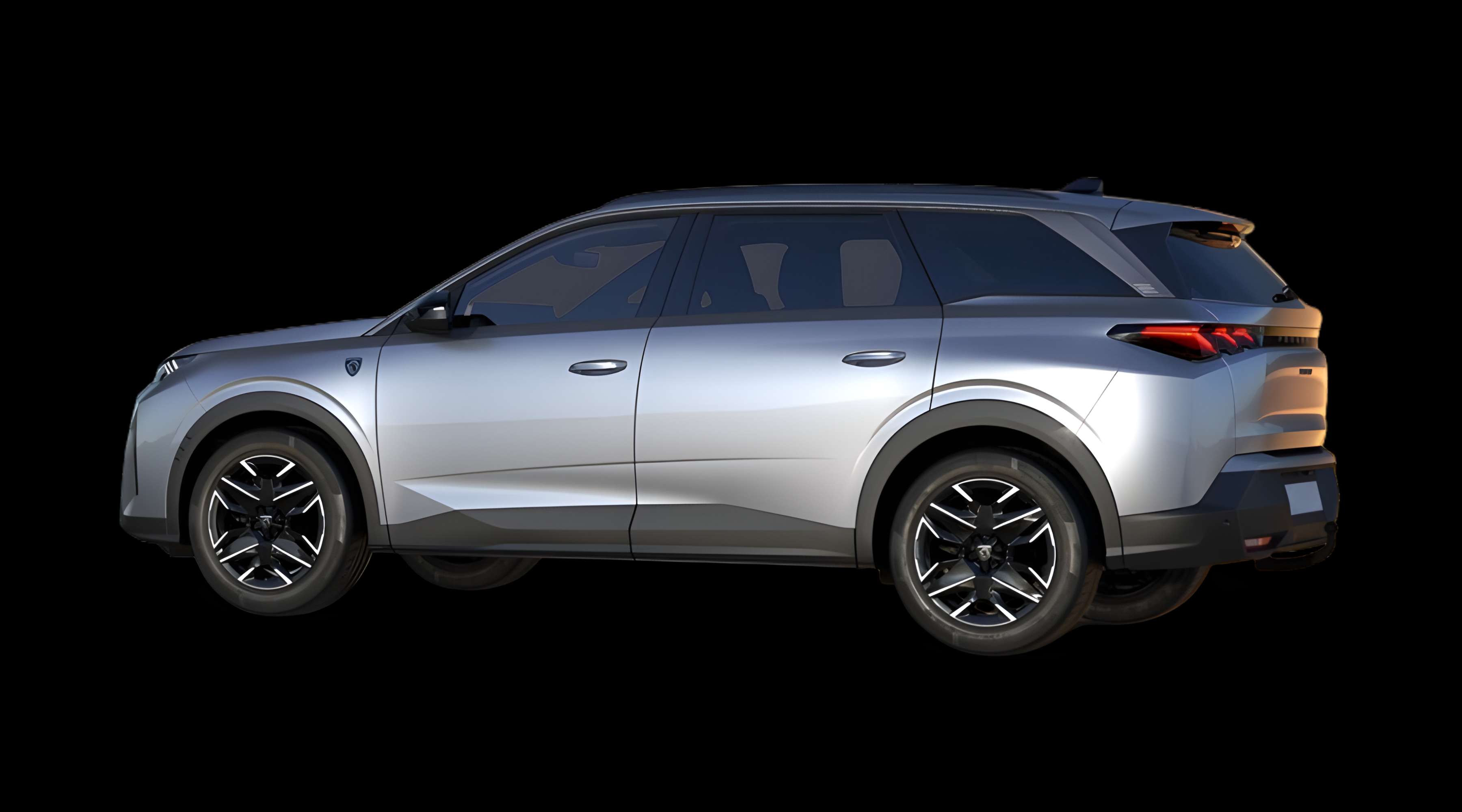 Seitenansicht eines Peugeot 5008