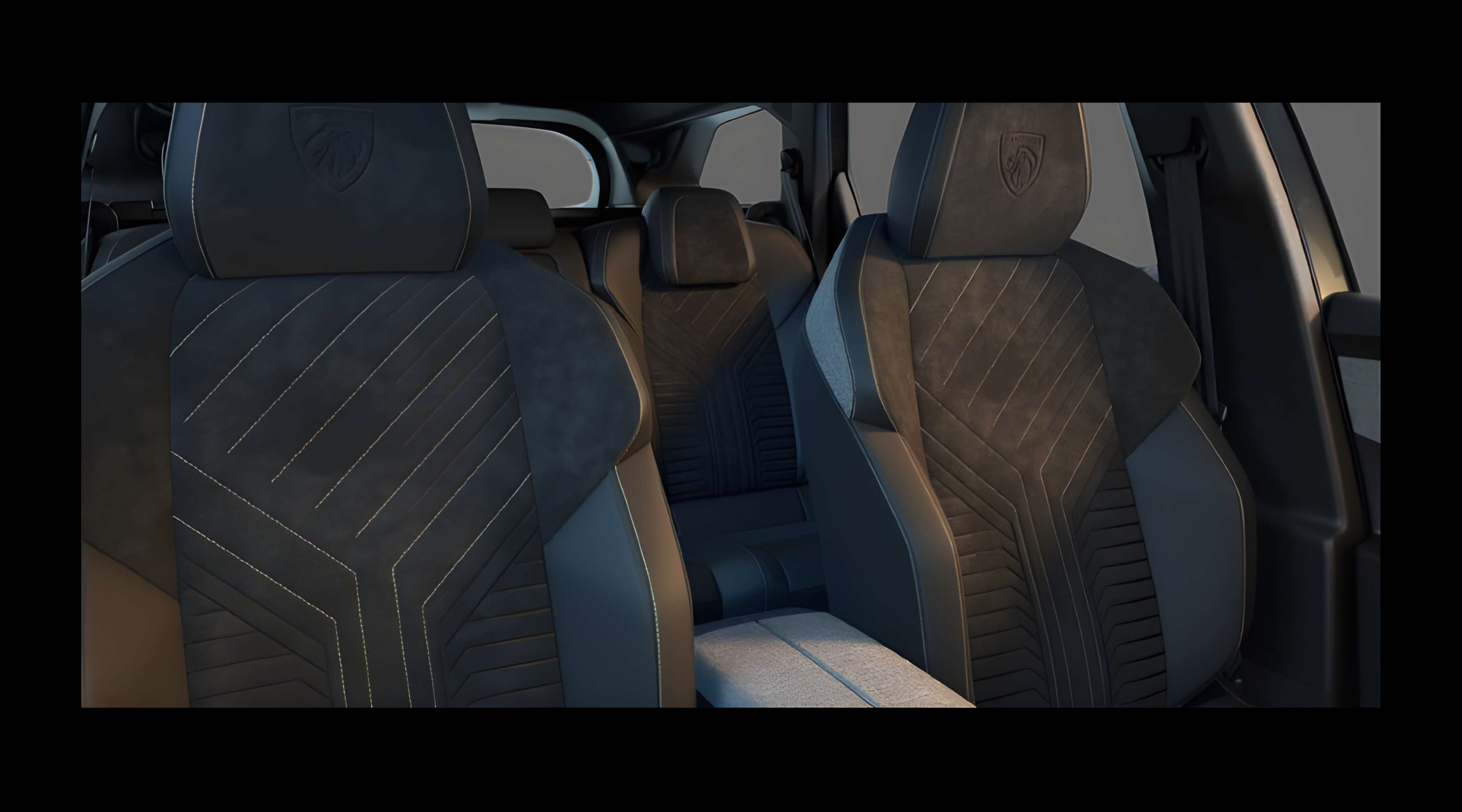 Vordersitze eines Peugeot 5008