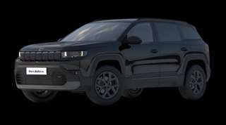 Schräge Frontansicht auf einen Jeep Compass First Edition, freigestellt