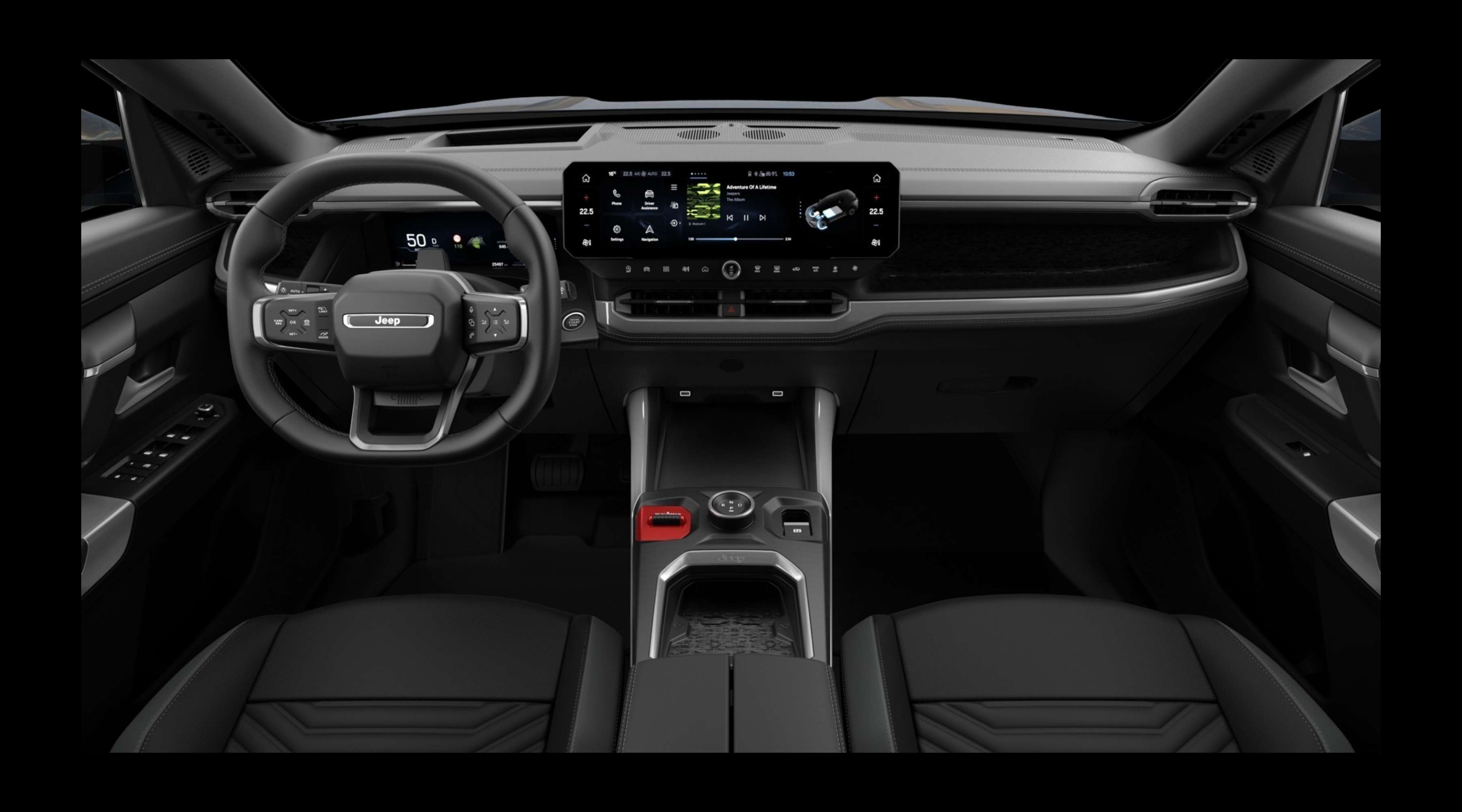 Armaturenbrett eines Jeep Compass