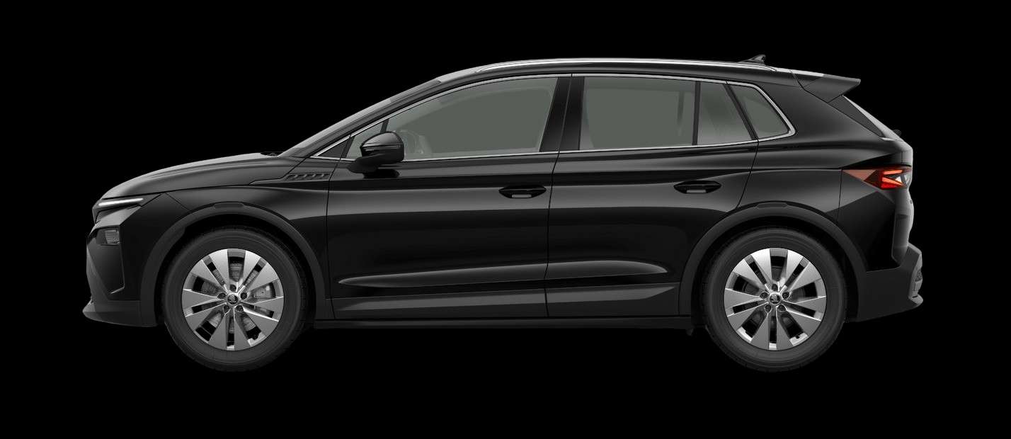 Seitenansicht eines Skoda Elroq