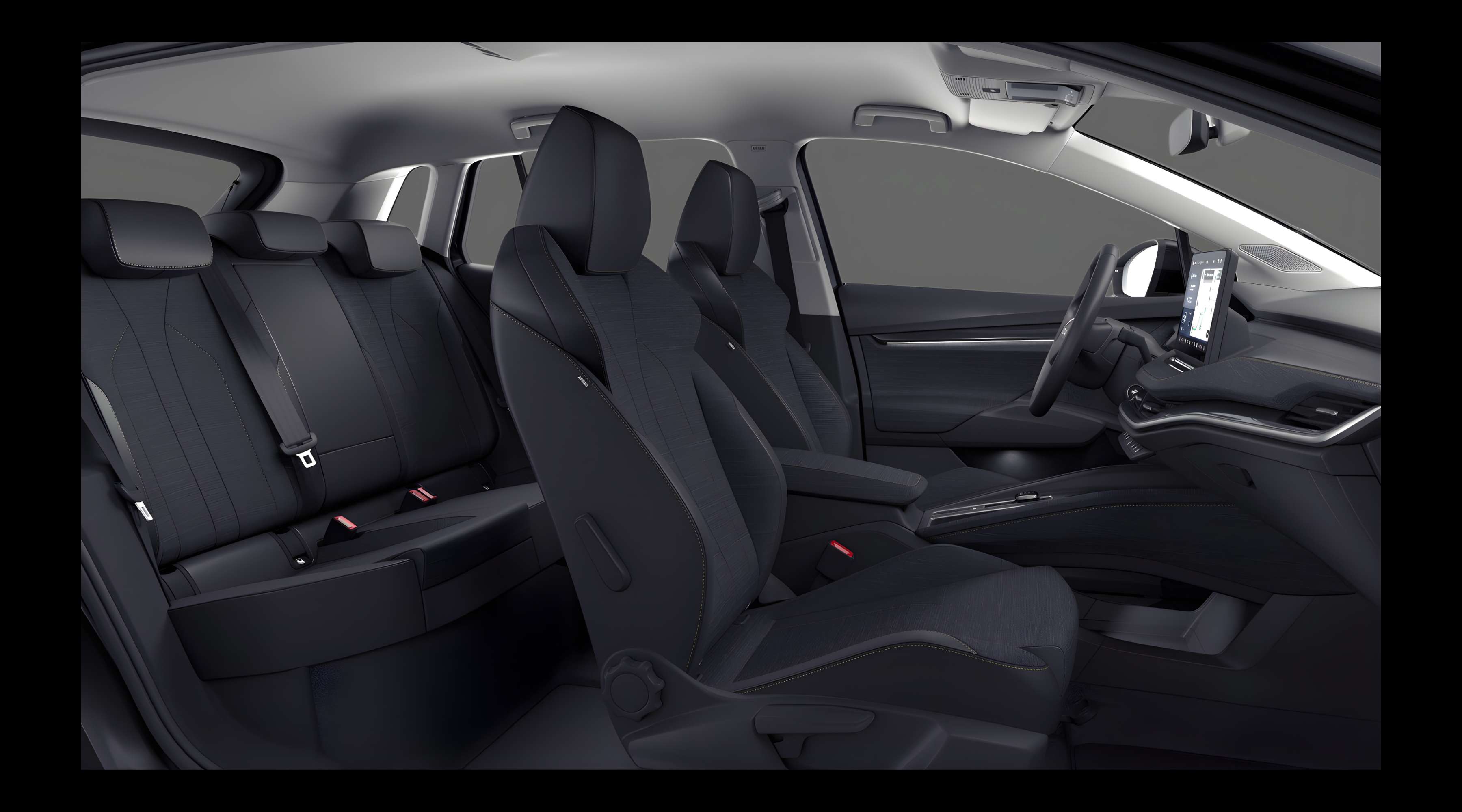 Vordersitze eines Skoda Elroq