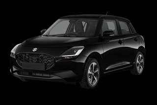 Schräge Frontansicht auf einen Suzuki Swift Comfort+, freigestellt